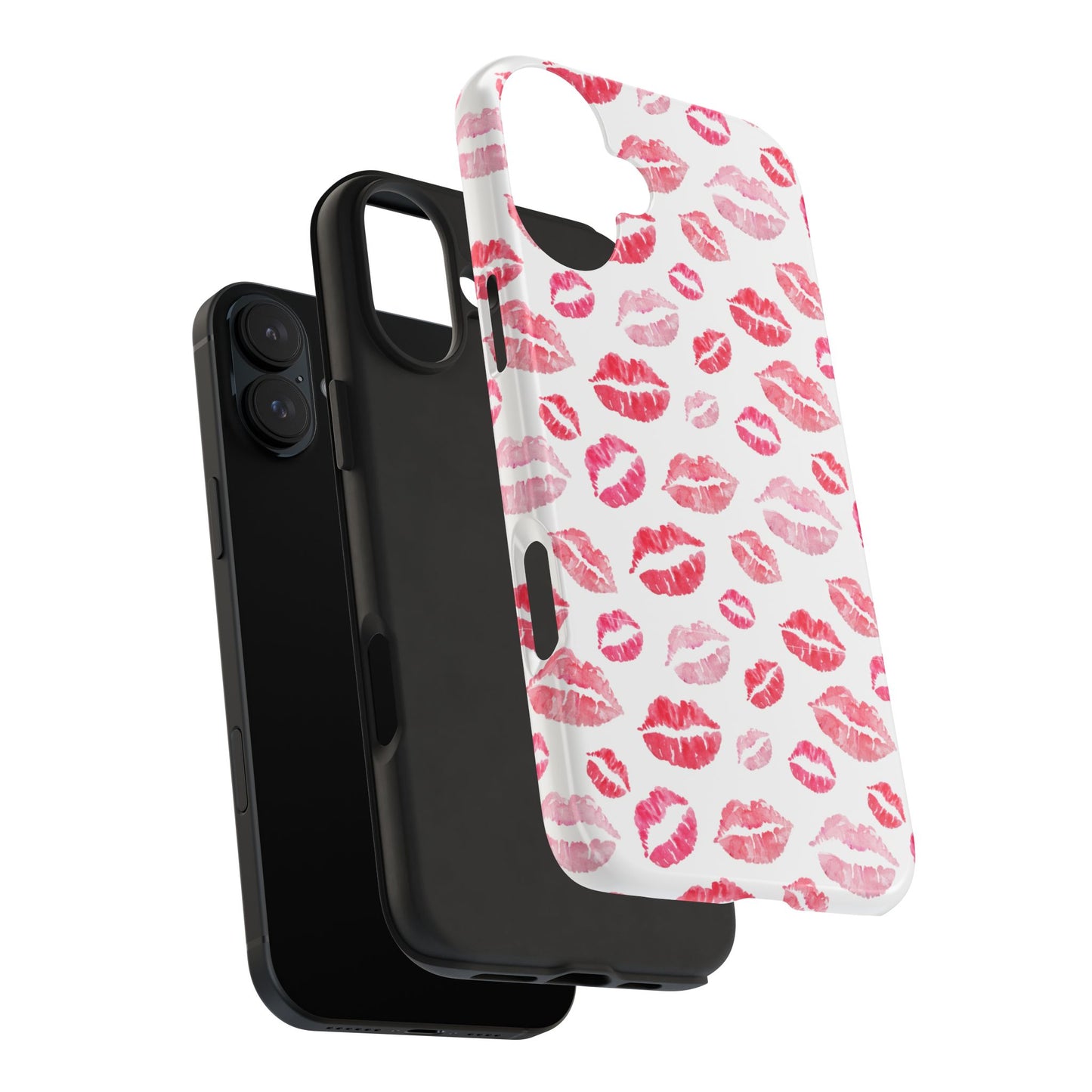 Kiss Pattern Tough Phone Cases, Cute, Unique for Iphone
