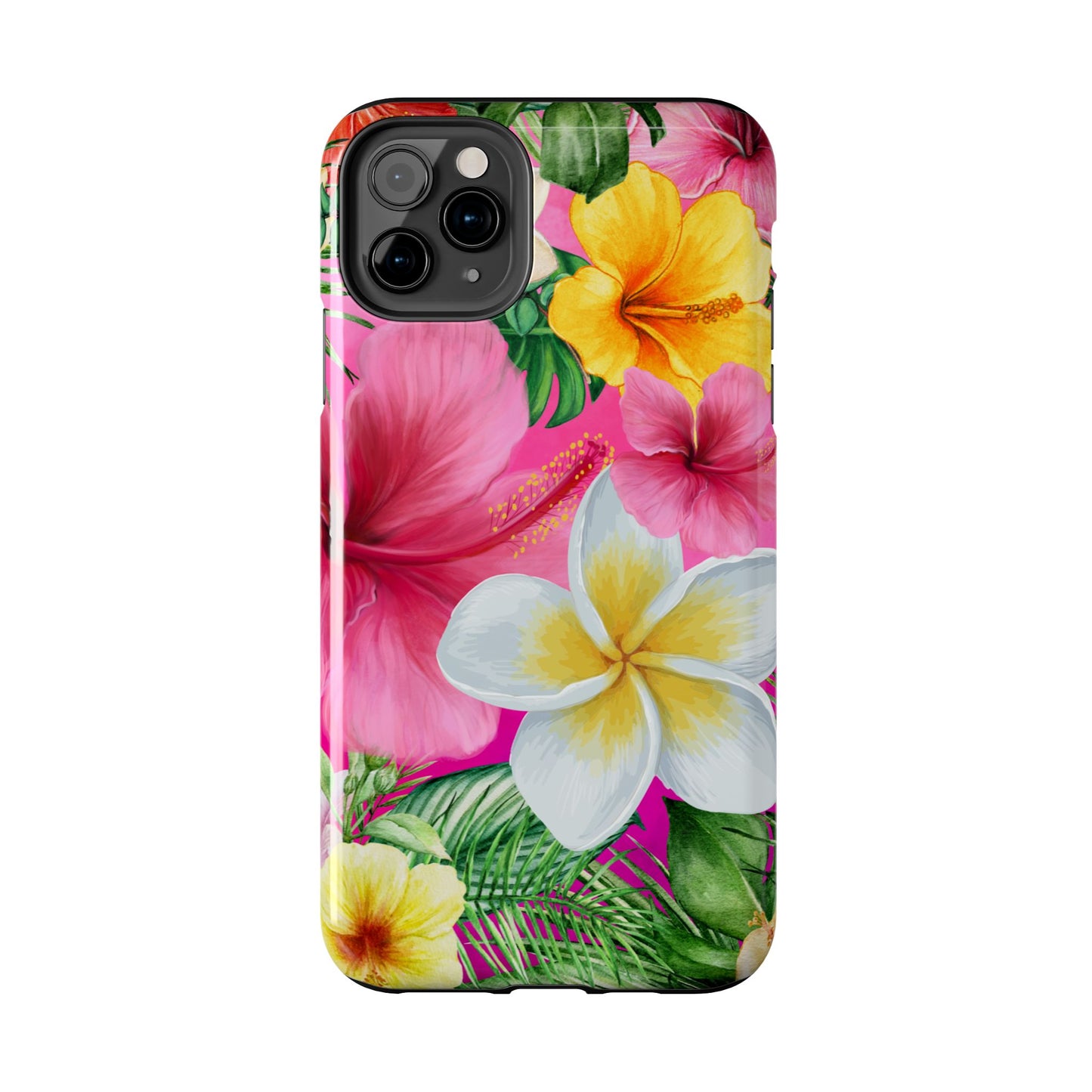 Tropical Floral Phone Case - Tough, Durable, Chic Protection, Summer Vibes, Gift for Her