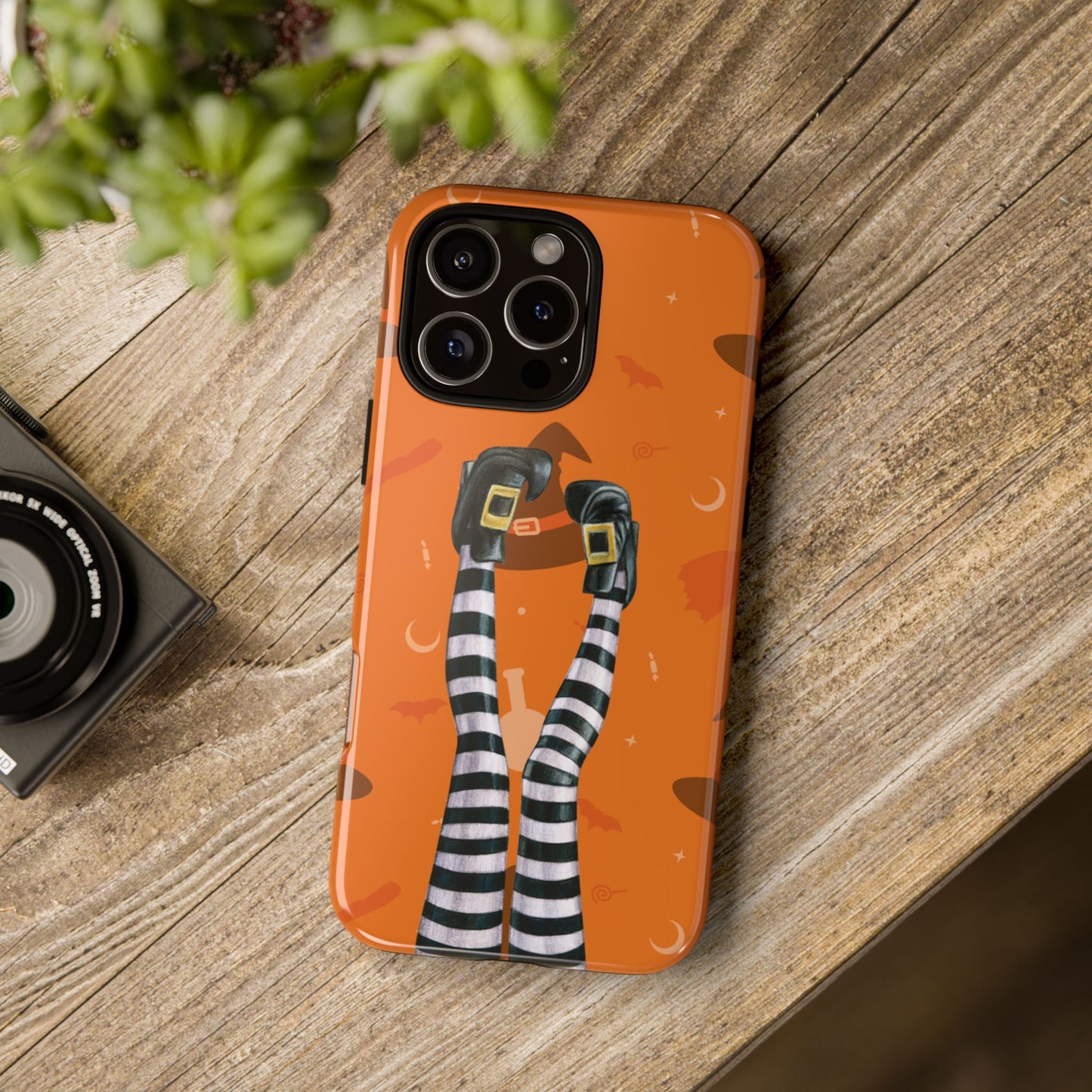 Halloween Phone Case, Spooky Design, Witch Legs for Iphone
