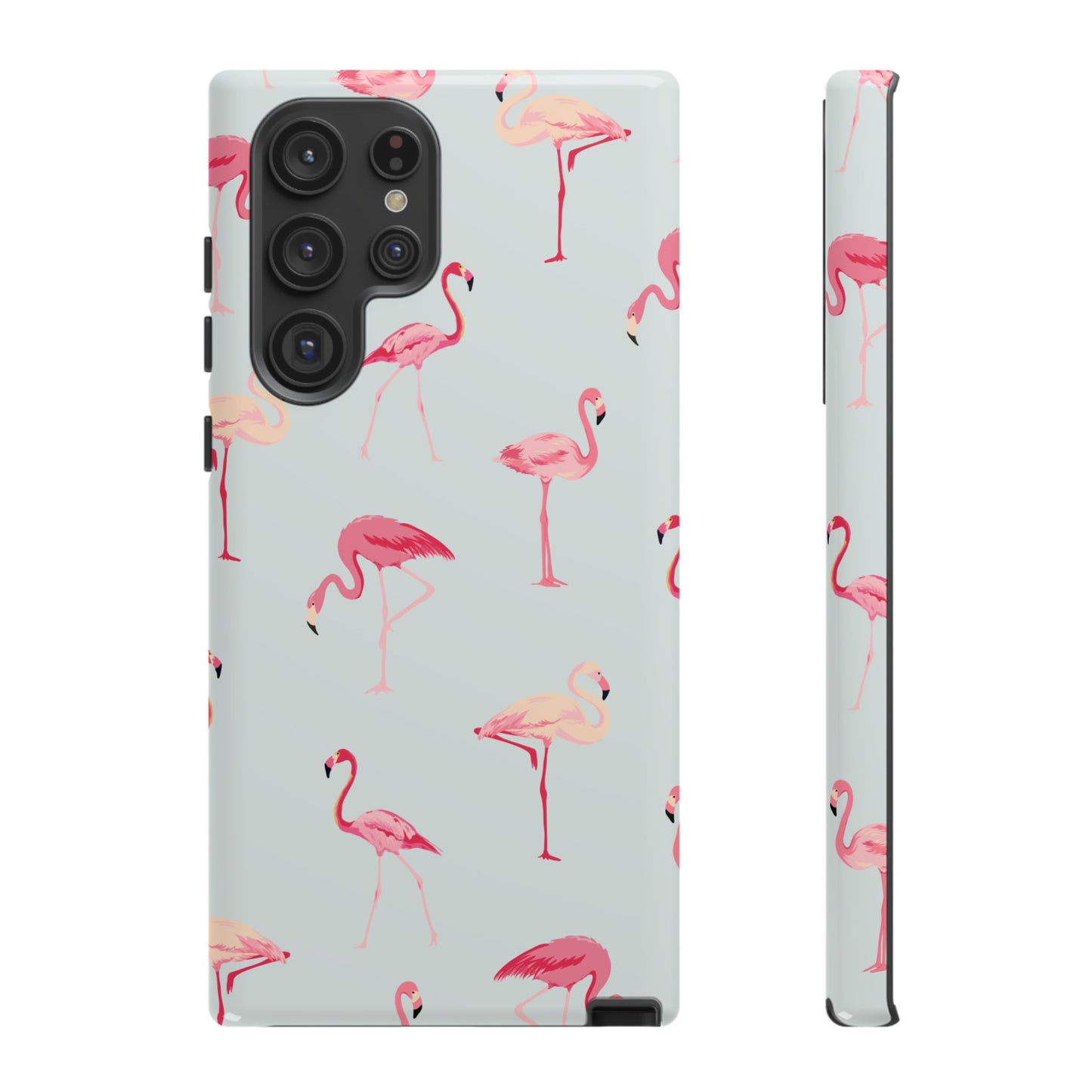 Stylish Flamingo, Summer Vibes Tough Phone Case for Samsung