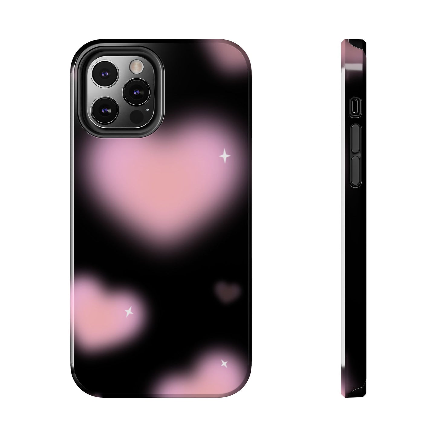 Romantic Pink Heart Pattern Phone Case