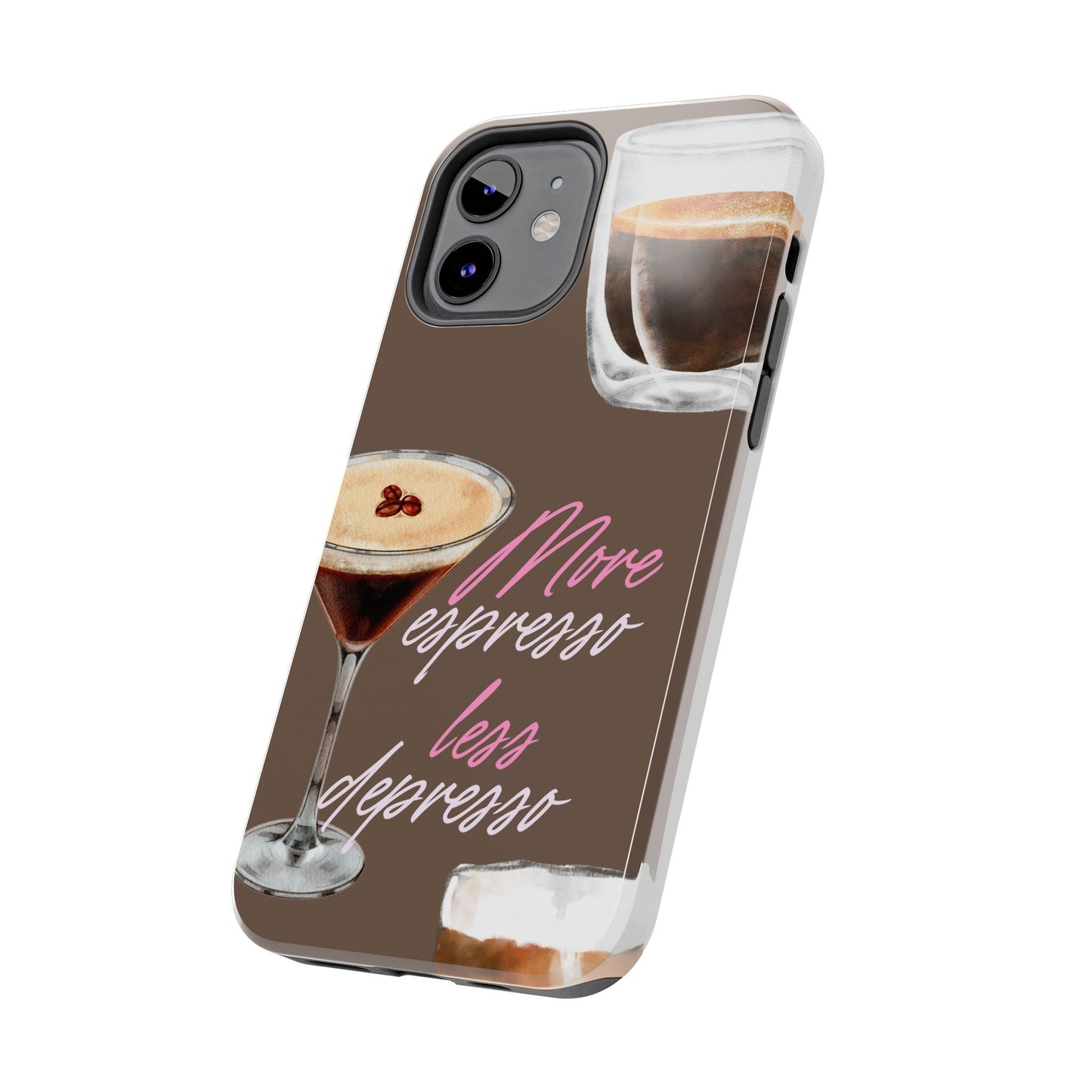 Stylish Coffee Phone Case, Espresso Lovers Gift, Cute Tough Case, Coffee Aesthetic, Phone Accessory for Baristas