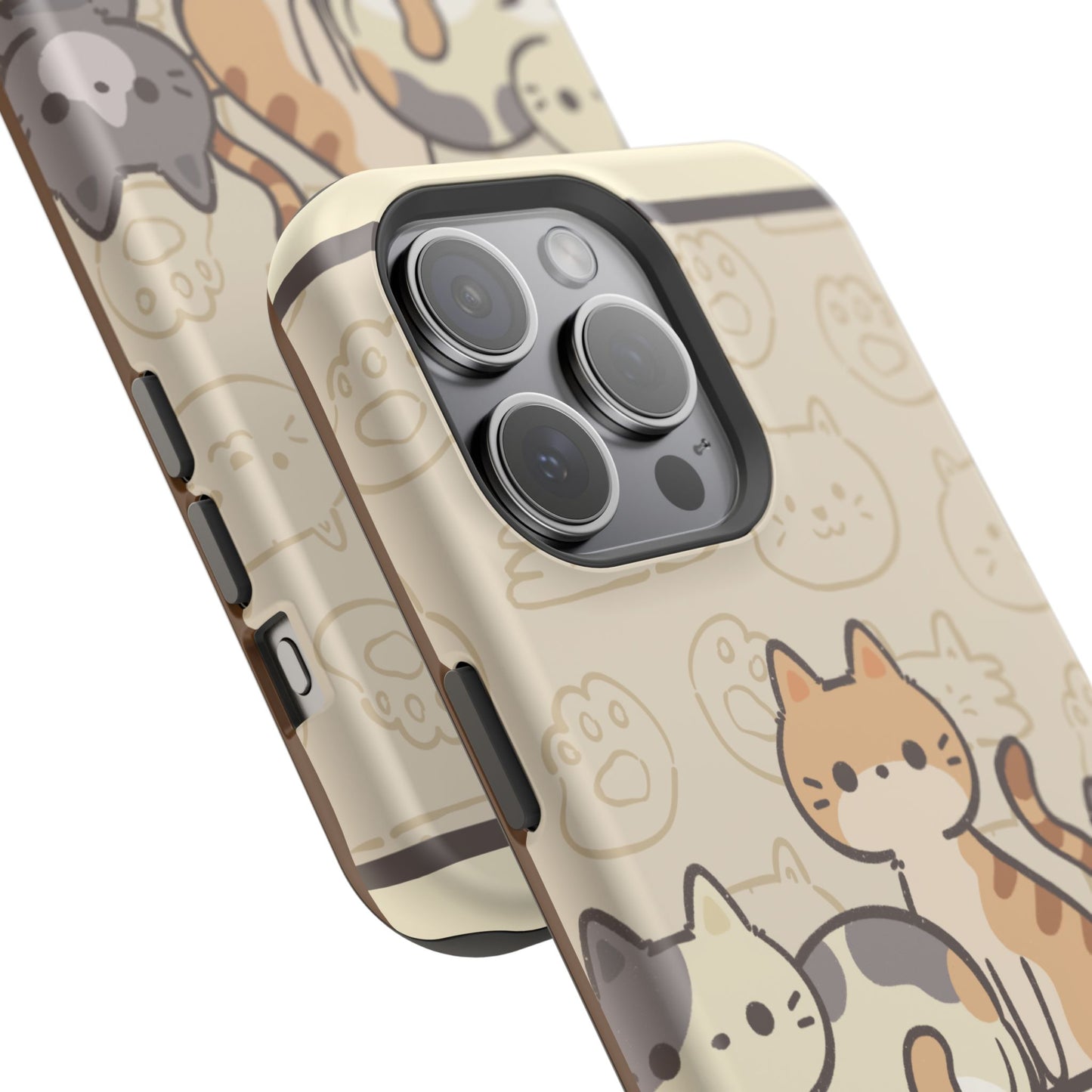 Cute Cat Tough MAGNETIC Phone Case - Don’t Touch My Phone!