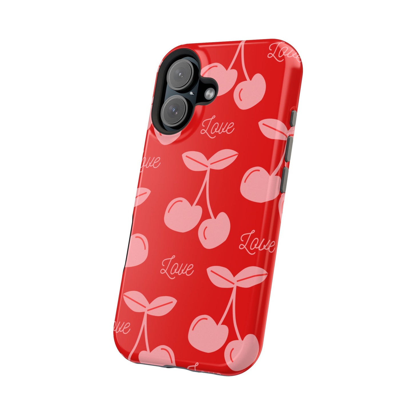 Cherry Love MAGNETIC Tough Cases, Cute Protection, Gift for Her, Valentine's Day