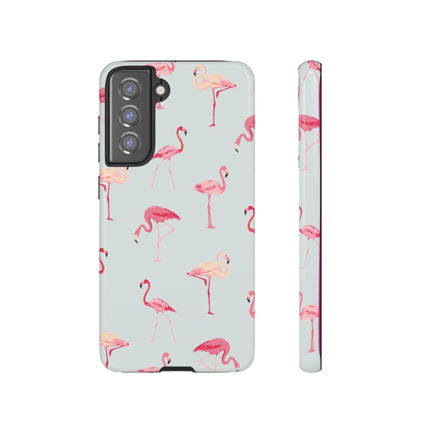 Stylish Flamingo, Summer Vibes Tough Phone Case for Samsung