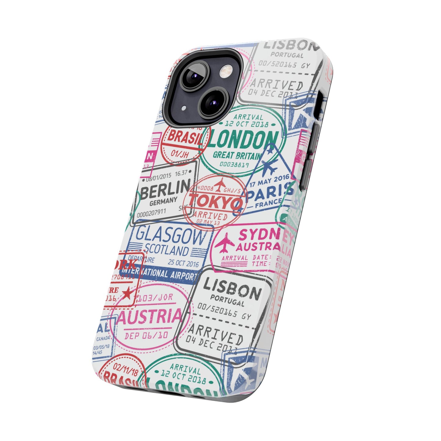Travel-Inspired, Passport, Travelers, Adventure Stamp, Unique Phone Case