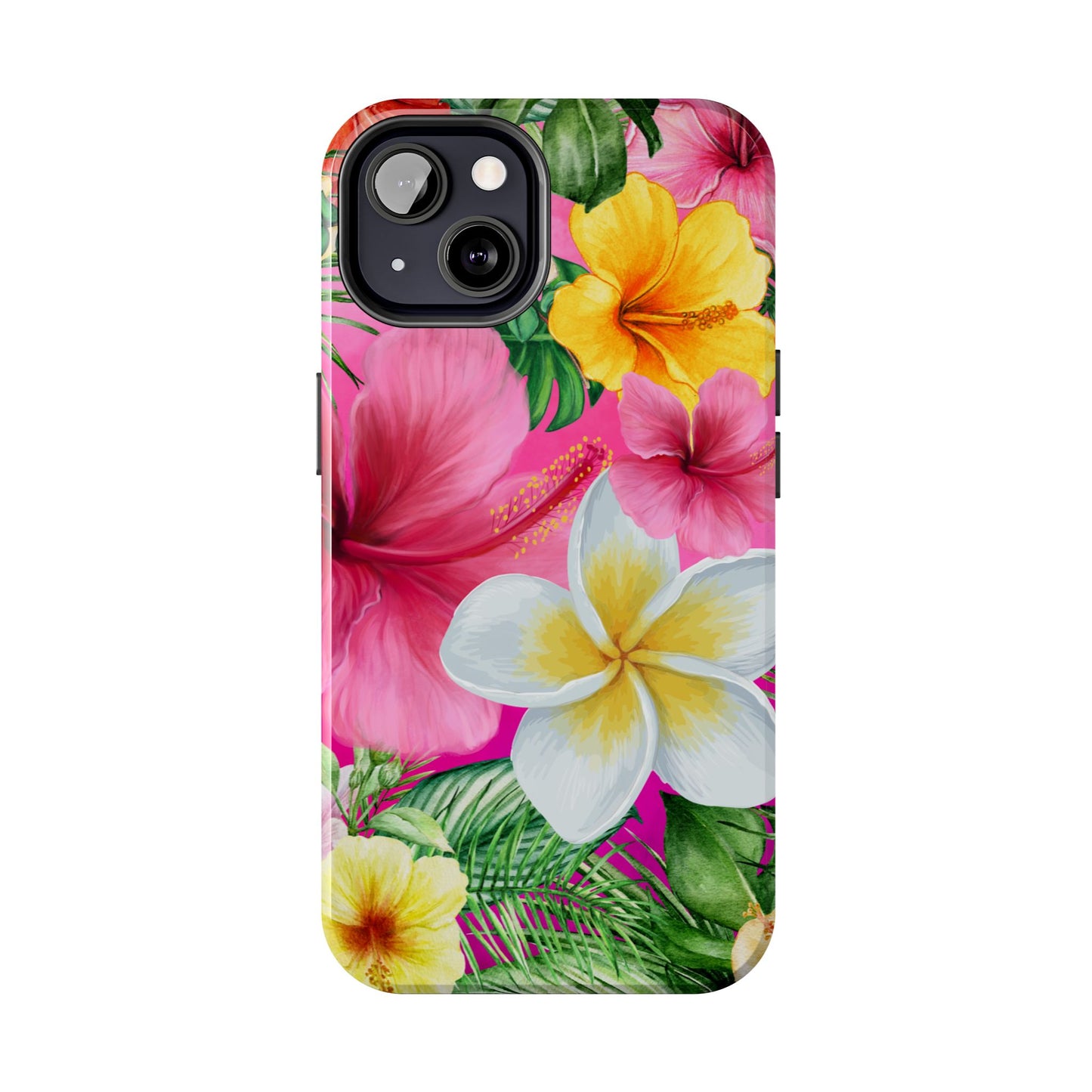Tropical Floral Phone Case - Tough, Durable, Chic Protection, Summer Vibes, Gift for Her