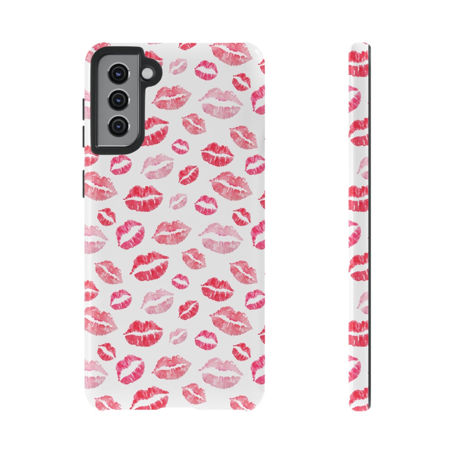 Kiss Pattern Tough Phone Cases, Cute, Unique for Samsung