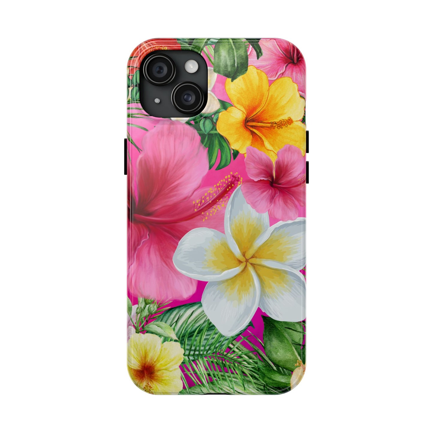 Tropical Floral Phone Case - Tough, Durable, Chic Protection, Summer Vibes, Gift for Her
