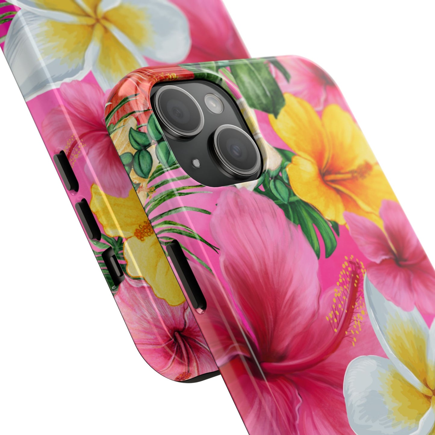 Tropical Floral Phone Case - Tough, Durable, Chic Protection, Summer Vibes, Gift for Her