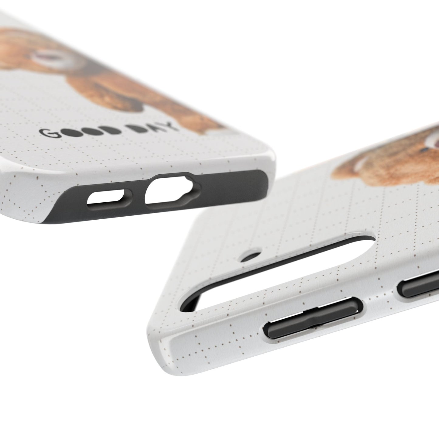 Good Day Teddy Bear Phone Cases, Cute, Gift for Friends, Teddy Bear Lover's Case