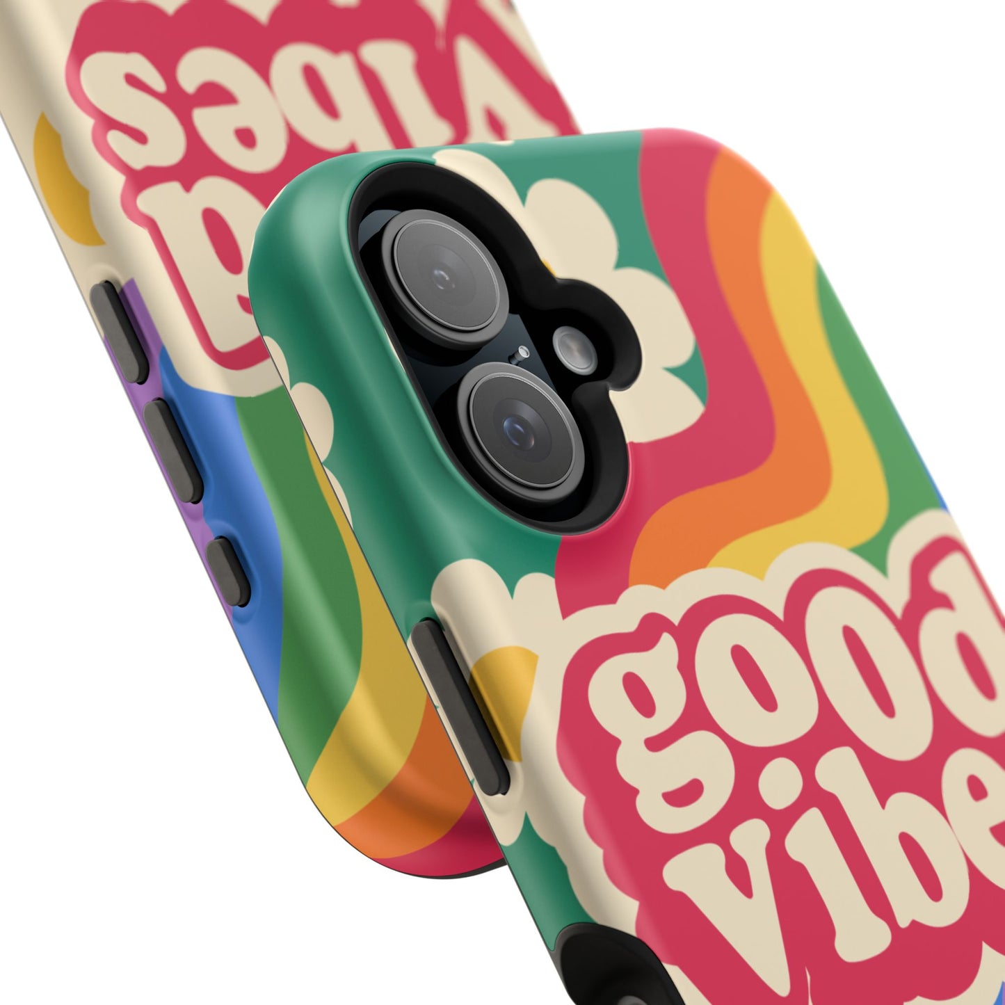 Good Vibes MAGNETIC Tough Phone Cases, Colorful, Cheerful Phone Protection, Gifts for Friends