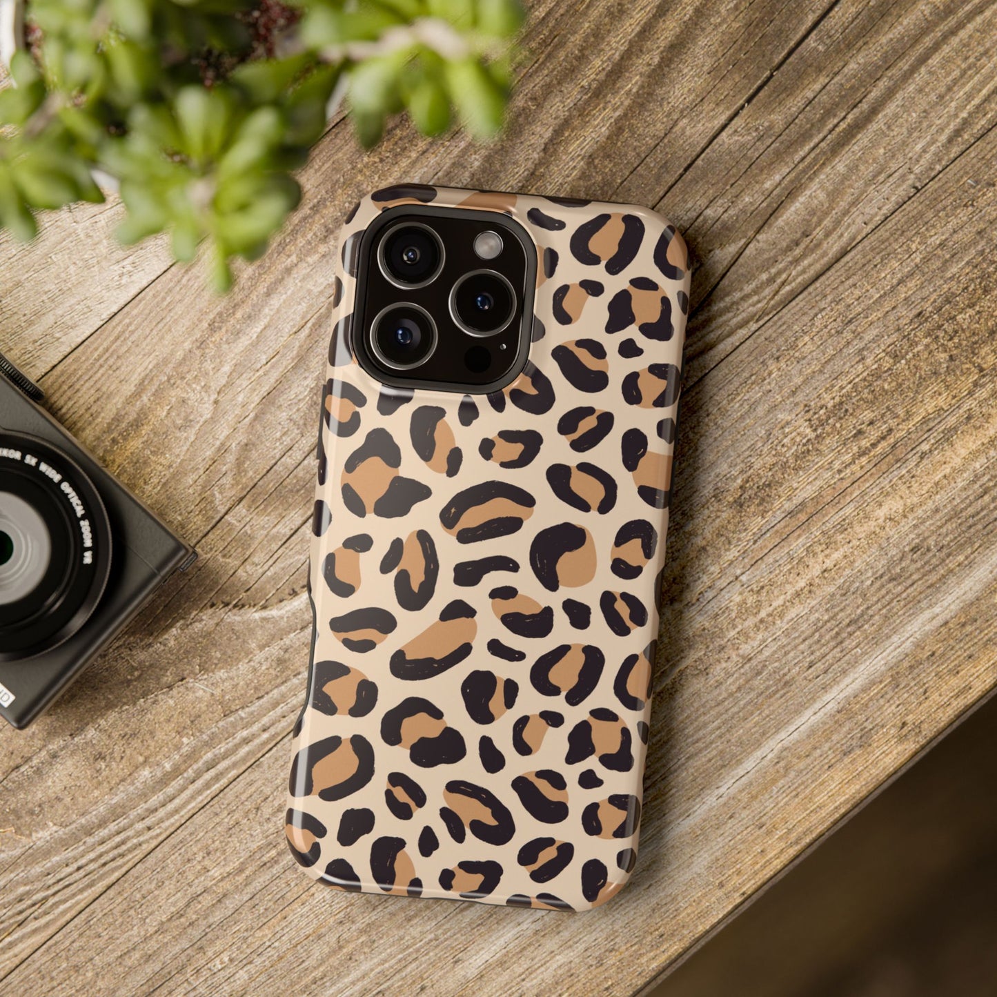 Stylish Leopard Trendy MAGNETIC Phone Case for Iphone