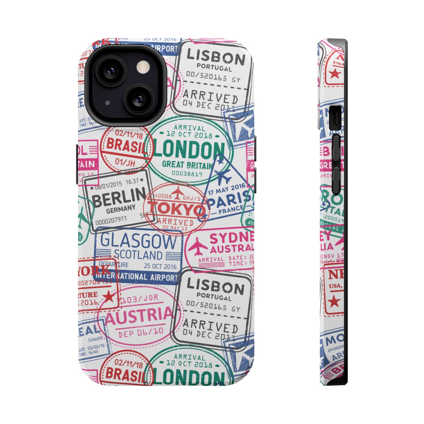 Travel-Inspired, Passport, Travelers, Adventure Stamp, Unique MAGNETIC Phone Case