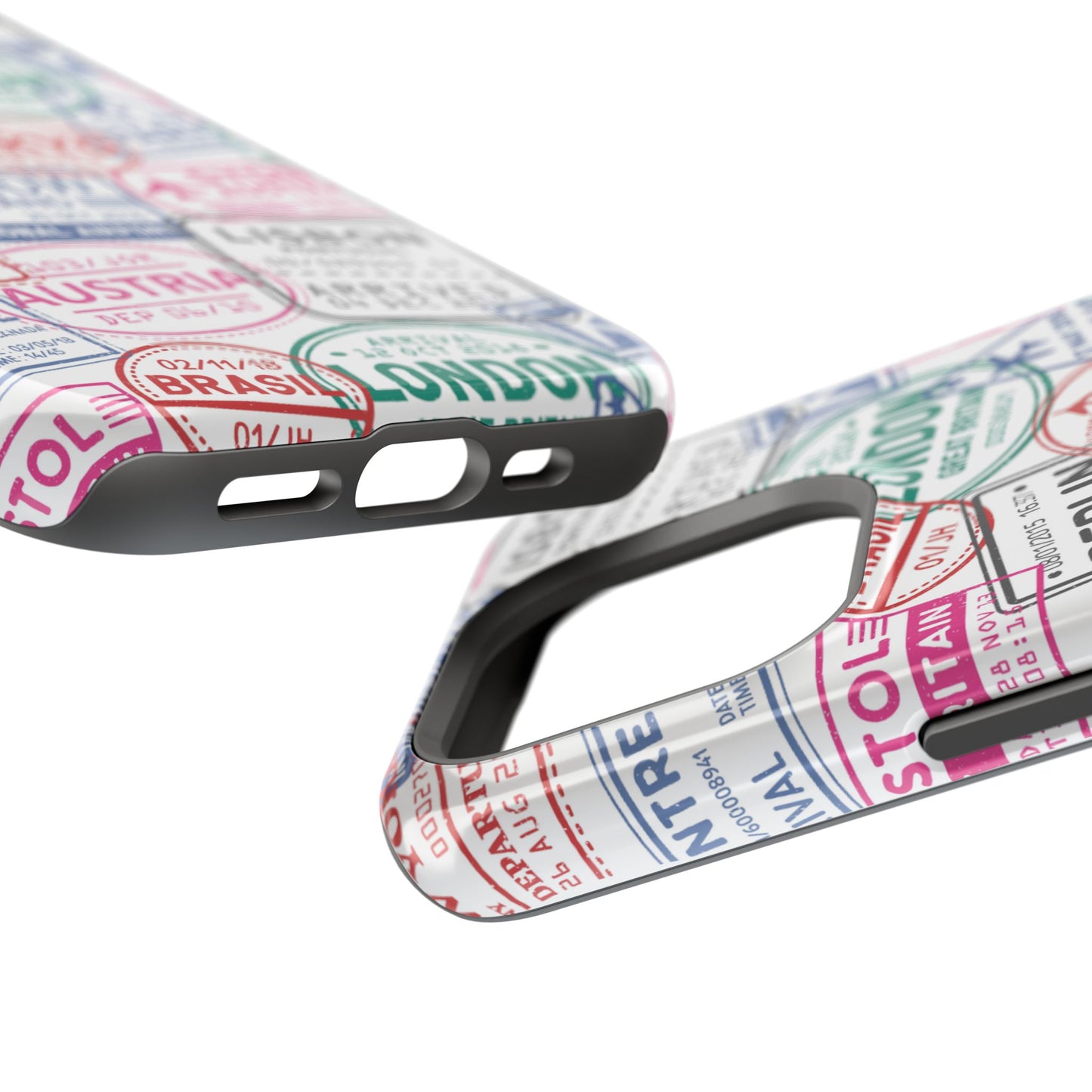 Travel-Inspired, Passport, Travelers, Adventure Stamp, Unique MAGNETIC Phone Case