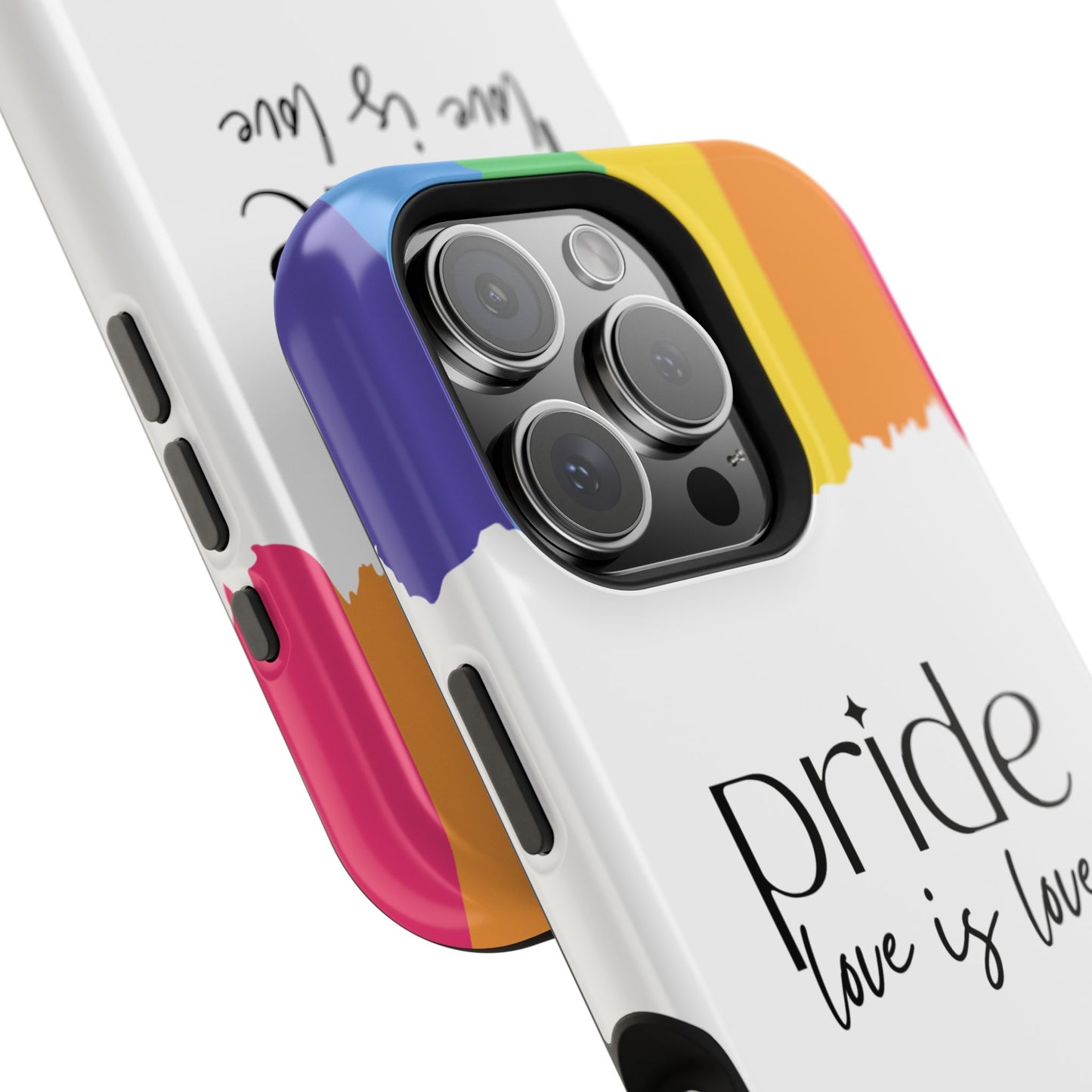 Pride - Love is Love, LGBTQ+, Rainbow Tough Phone Case