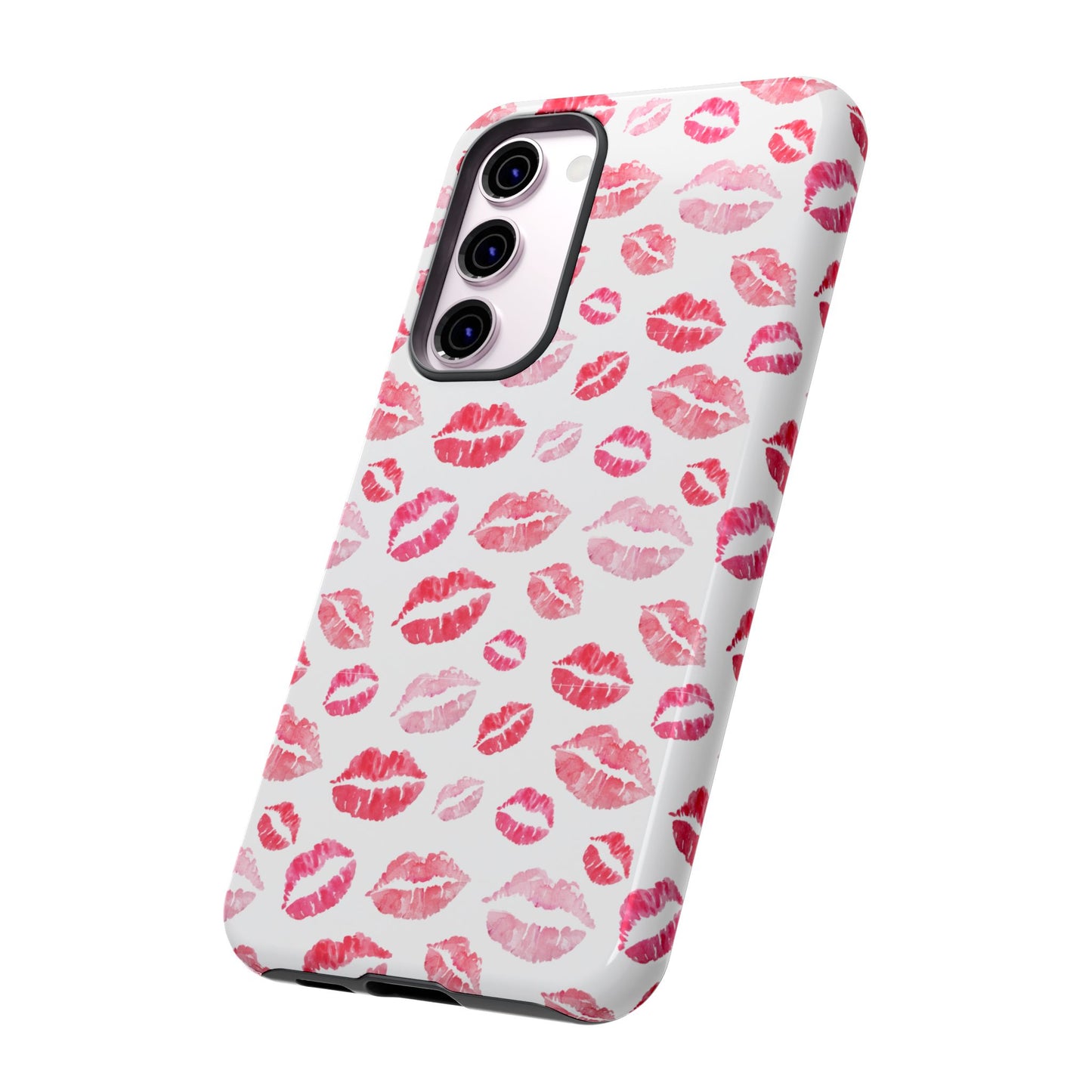 Kiss Pattern Tough Phone Cases, Cute, Unique for Samsung