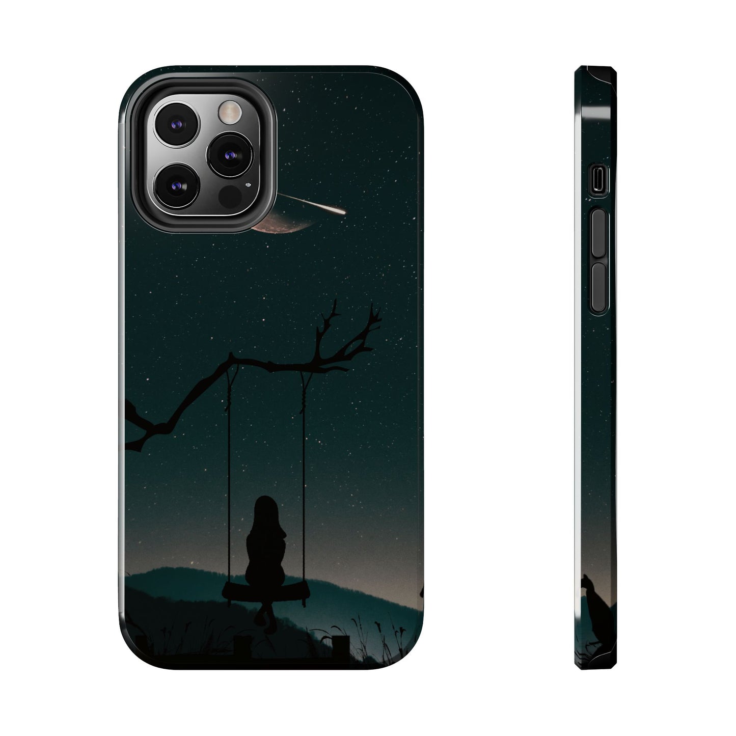 Dreamy Night Sky Tough Phone Cases Unique Celestial Design for Iphone