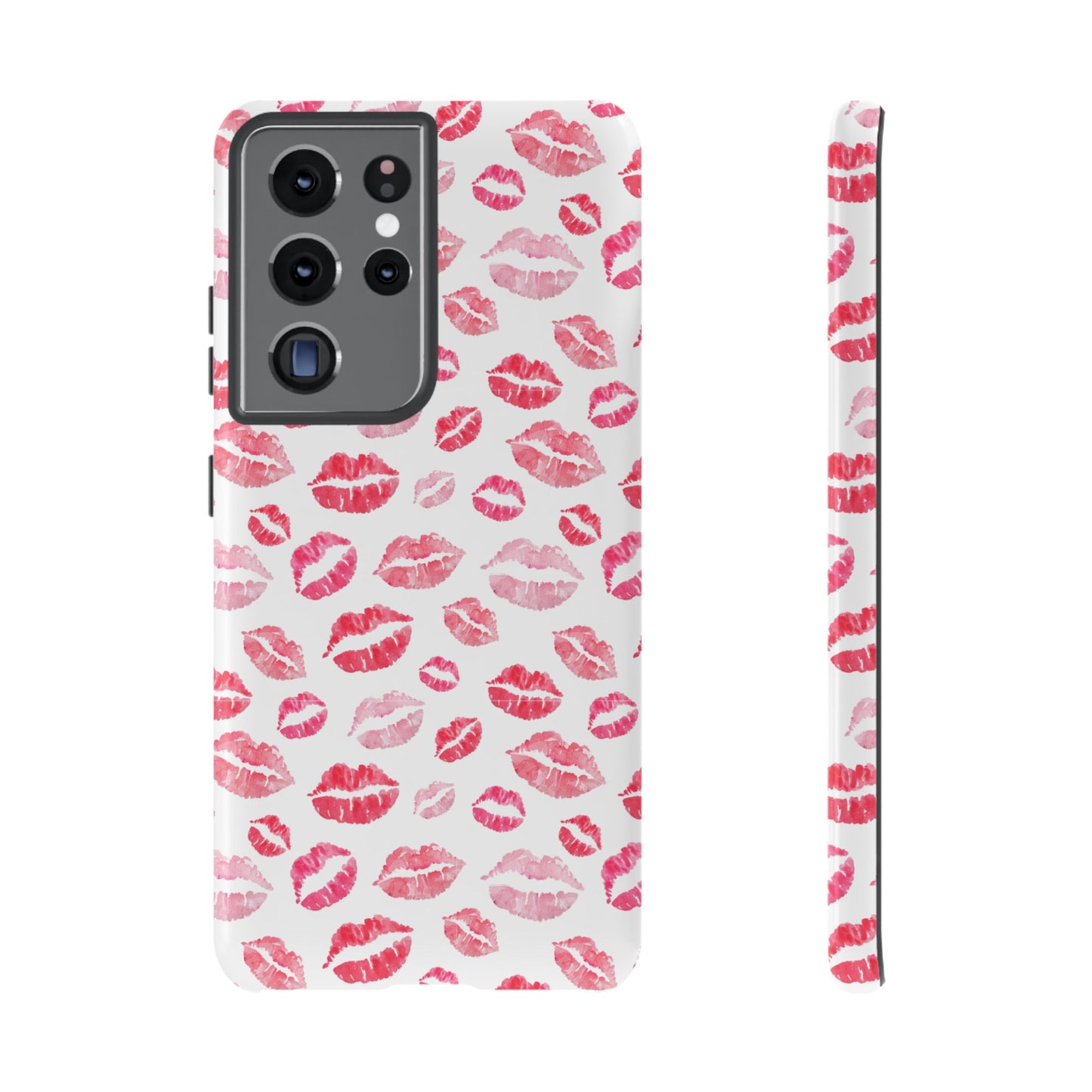 Kiss Pattern Tough Phone Cases, Cute, Unique for Samsung