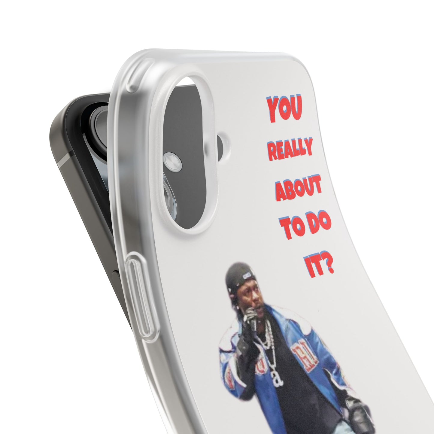 kendrick Lamar Cool Quote Flexi Phone Case - "You Really About To Do It?"