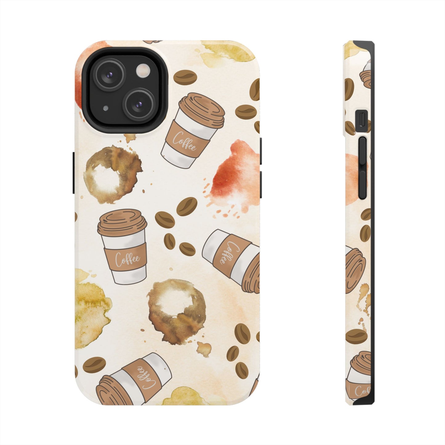 Cute, Trendy, Coffee Lover, Barista Tough Phone Cases for Iphone