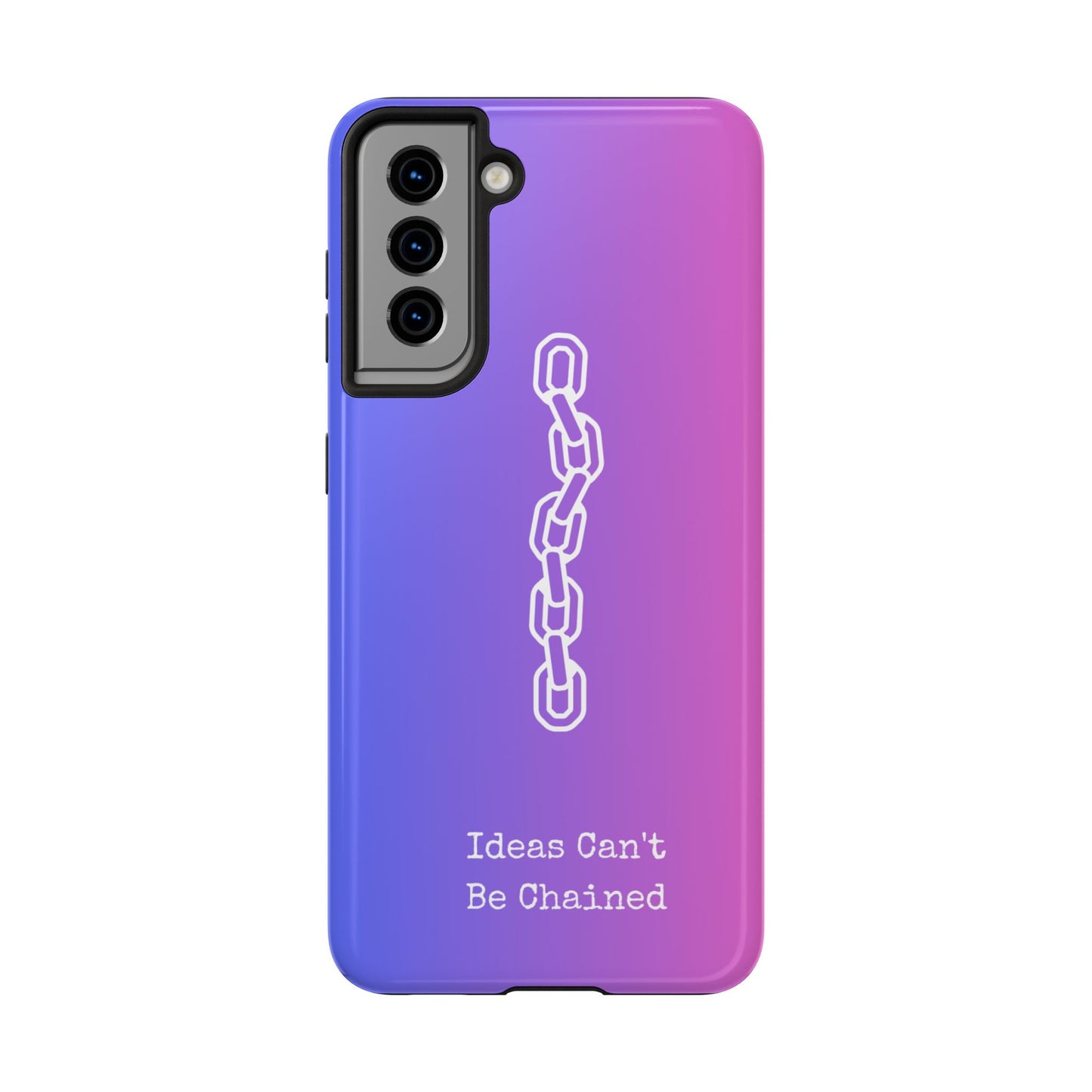 Inspirational, Motivational - Ideas Can't Be Chained Phone Cases