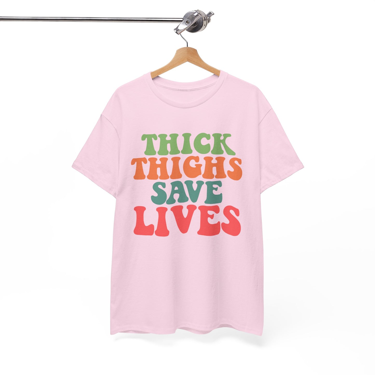 Thick Thighs Save Lives Unisex Heavy Cotton Tee