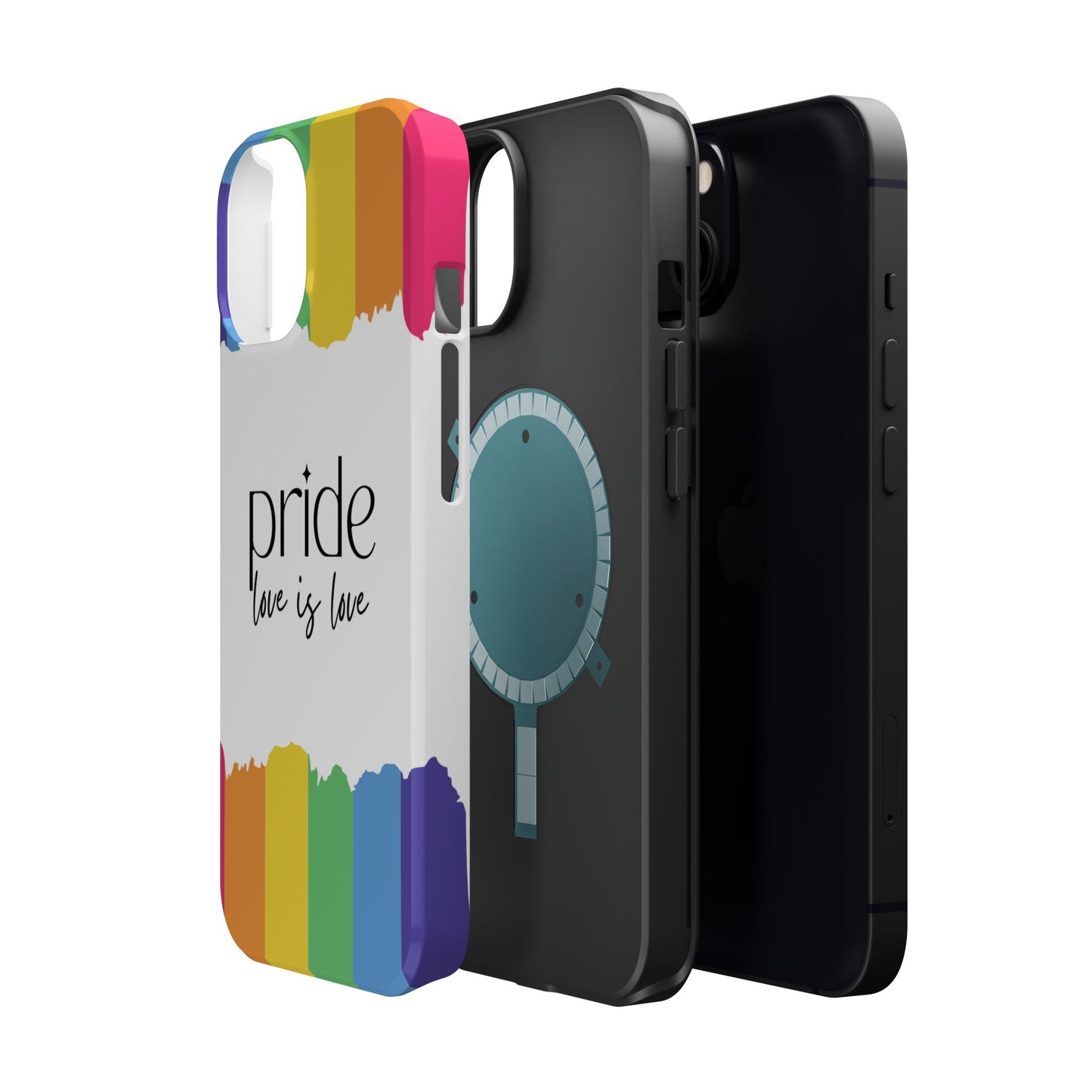 Pride - Love is Love, LGBTQ+, Rainbow Tough Phone Case