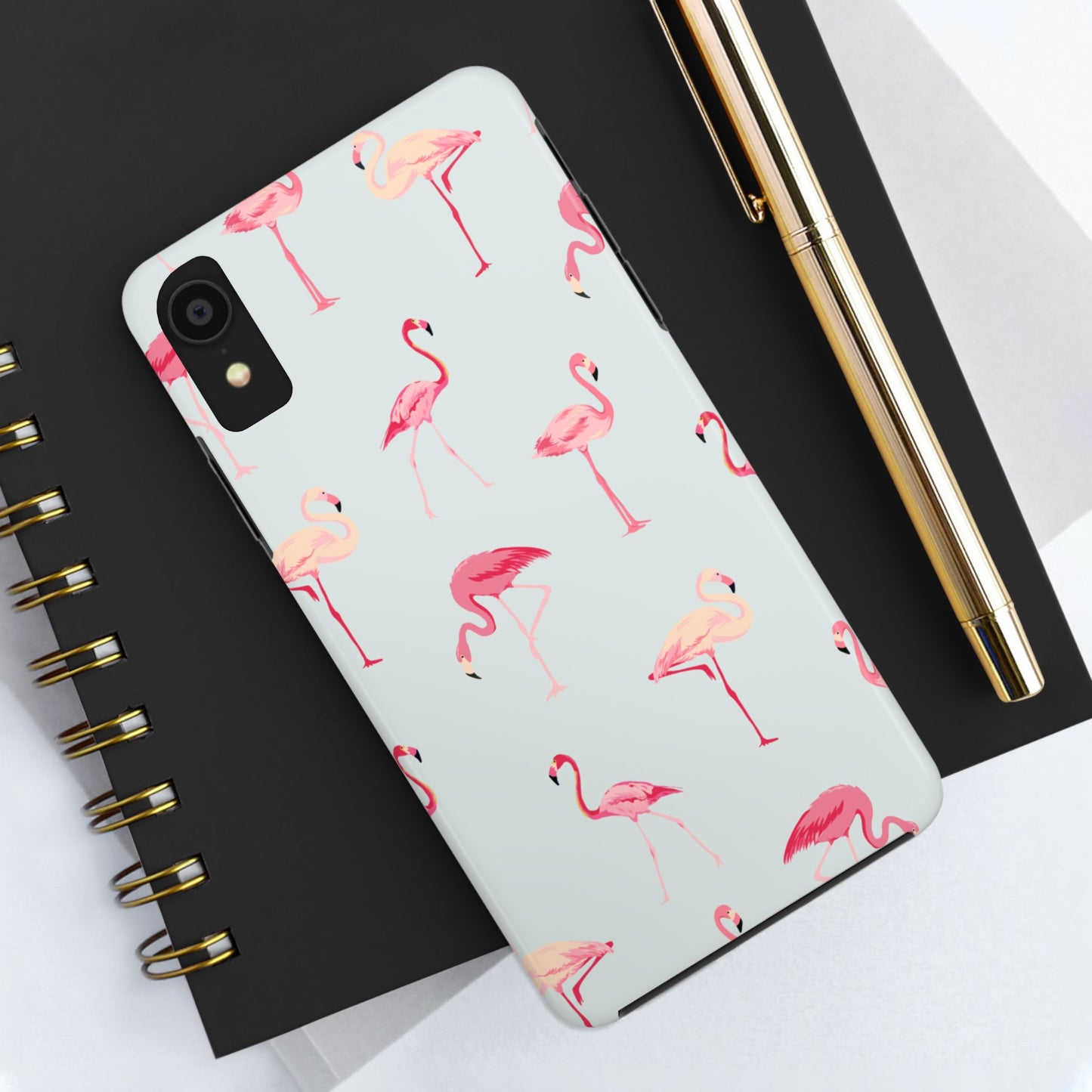 Stylish Tropical, Summer Vibes Flamingo Phone Case for Iphone