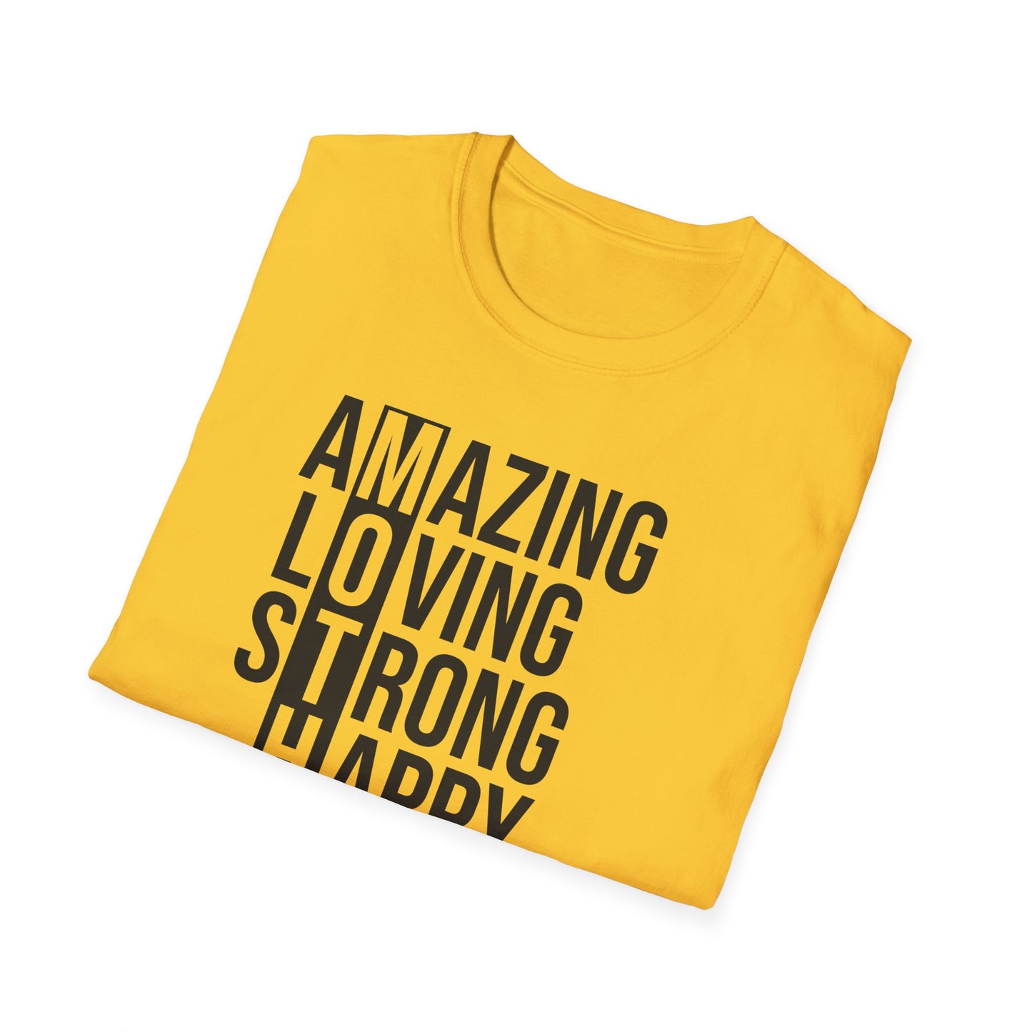 Affirmation T-Shirt - Inspirational Amazing Loving Strong Happy Selfless Graceful-MOTHER