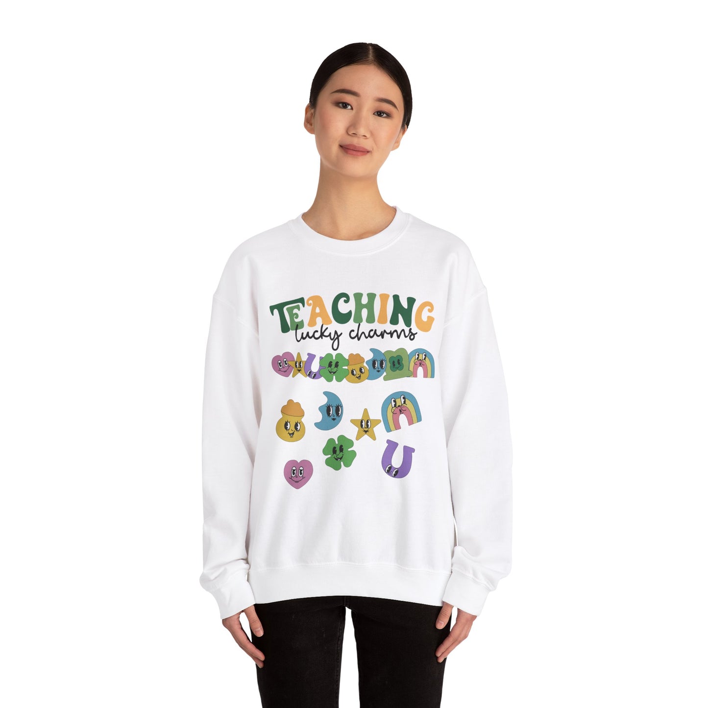 Teaching Lucky Charms Crewneck Sweatshirt for Educators