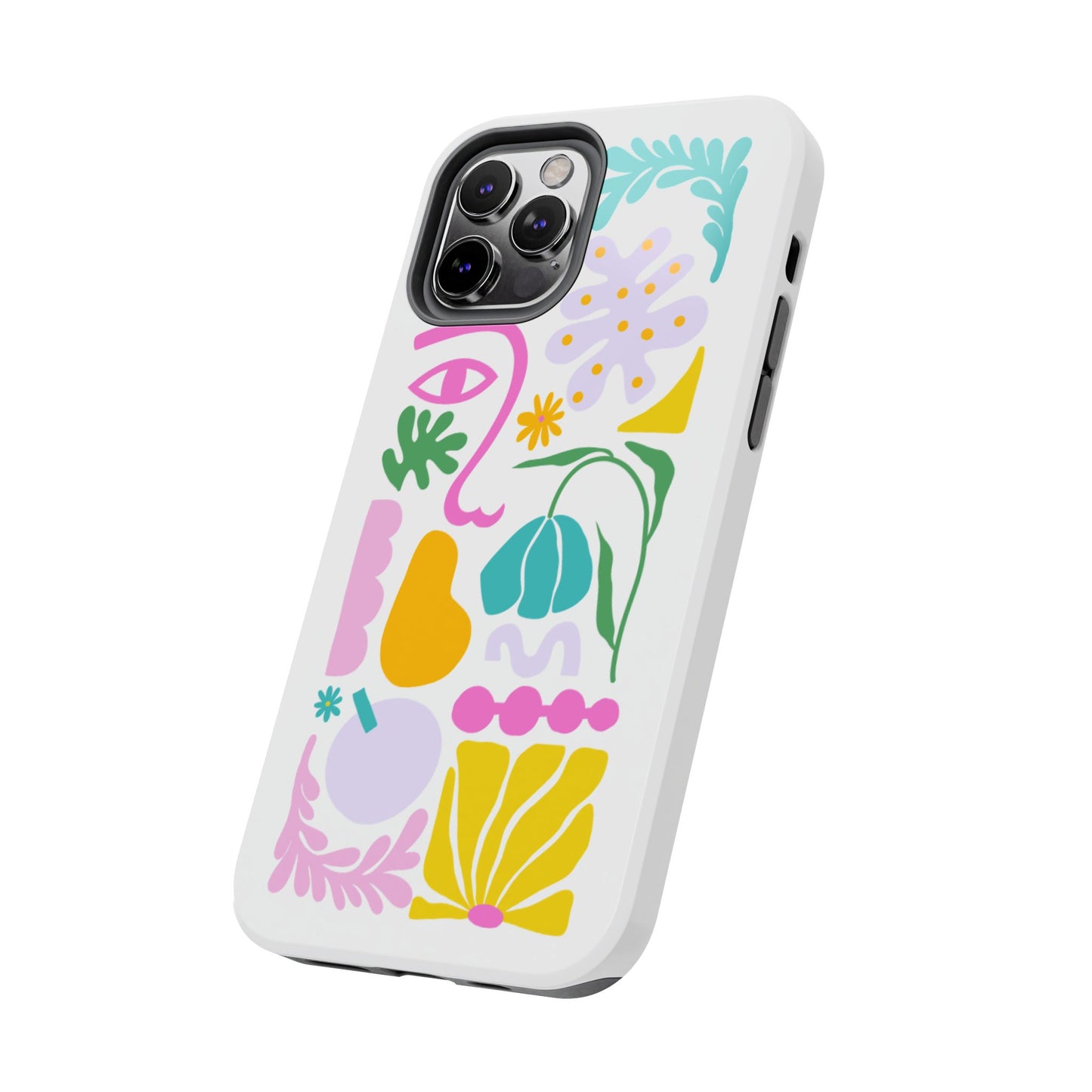 Vibrant Floral Phone Cases, Tough Smartphone Cover, Artistic Cell Phone Protector, Unique Gift for All Occasions, Trendy Tech Accessory