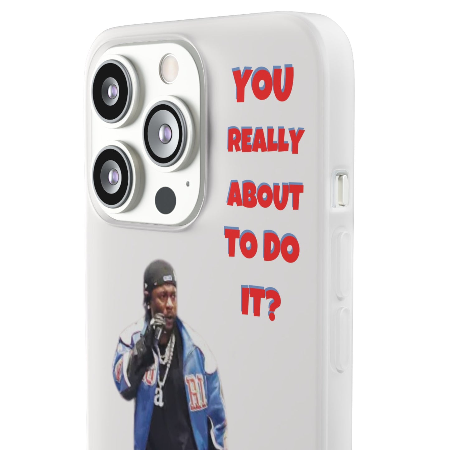 kendrick Lamar Cool Quote Flexi Phone Case - "You Really About To Do It?"