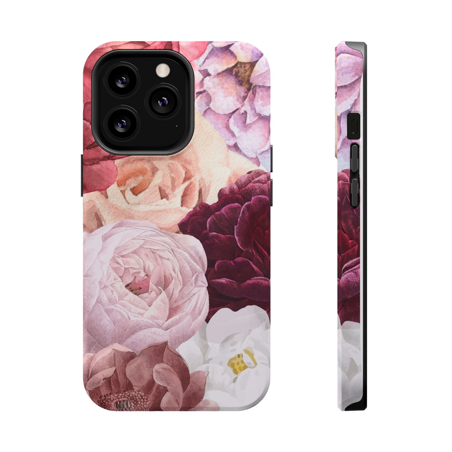 Elegant Protection for Every Occasion Floral Tough Phone Case