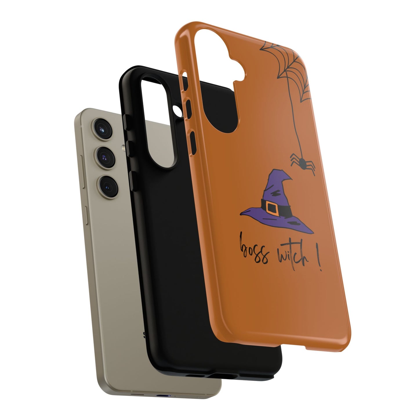 Halloween Phone Case, Boss Witch Phone Cover, Spooky Witch Design, Phone Accessory, Gift for Her, Autumn Decor, Witchy Aesthetic