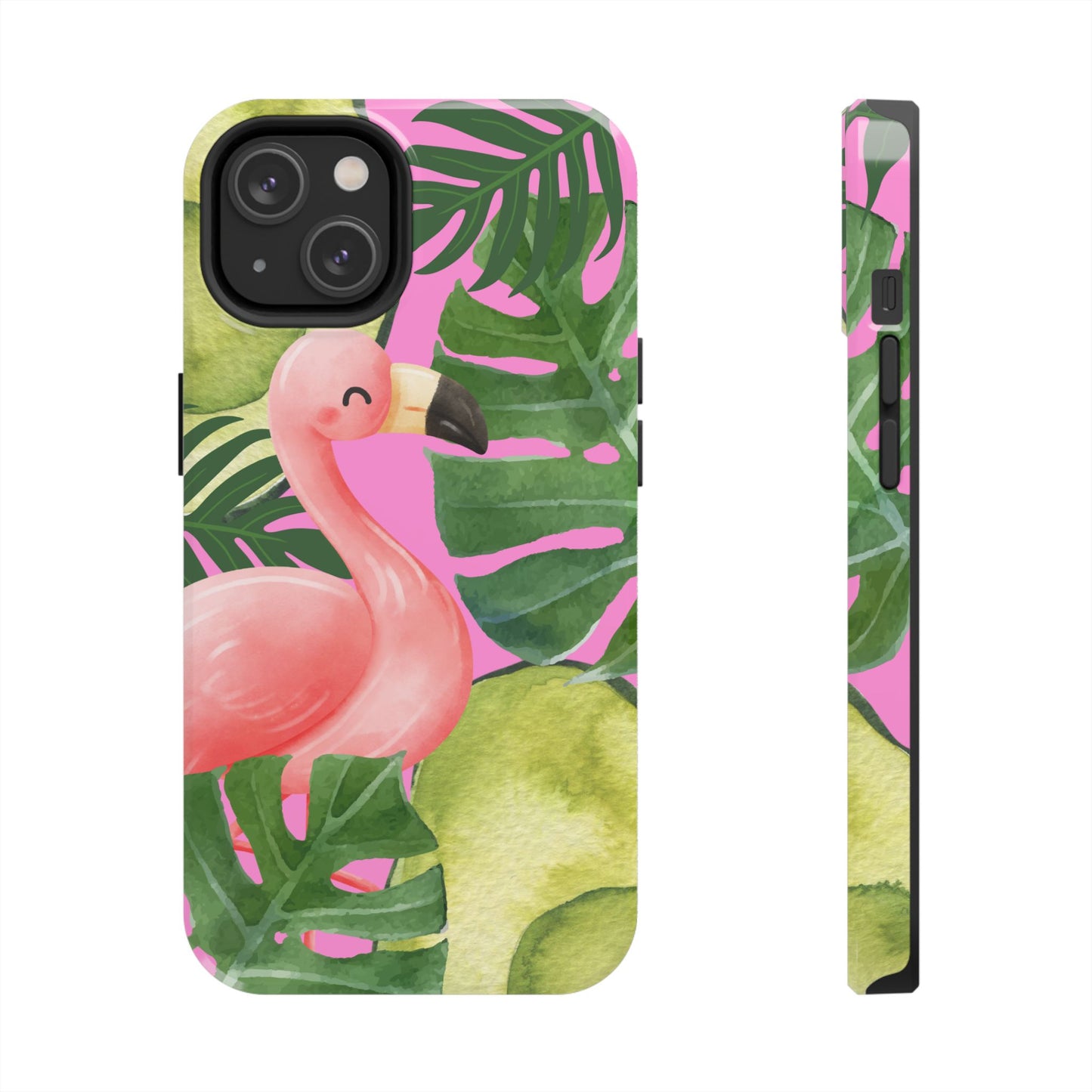 Tropical Flamingo, Cute, Summer Vibes Tough Phone Case