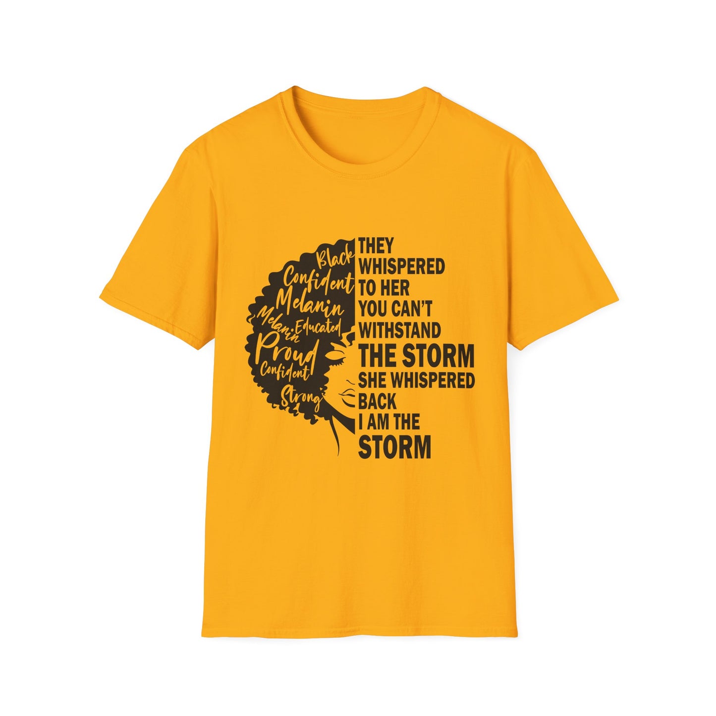 Empowered Black Woman T-Shirt - Inspirational Graphic Tee