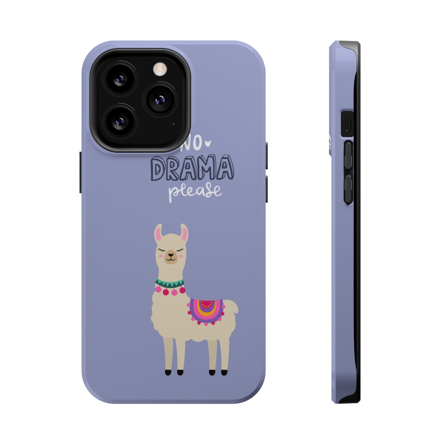 Cute Llama - No Drama MAGNETIC Tough Phone Case