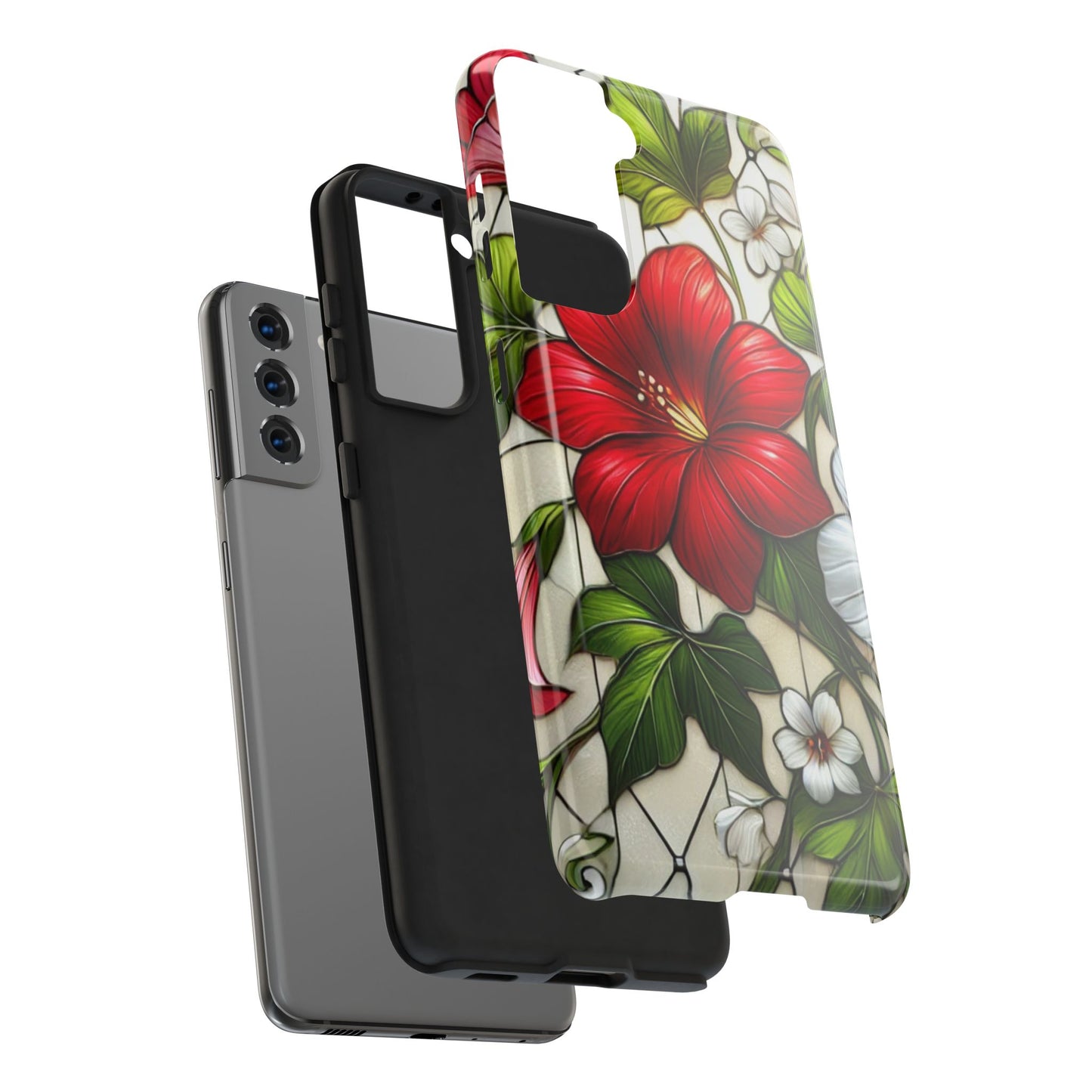 Tough Phone Case with Vibrant Floral Design - Perfect Gift for Nature Lovers