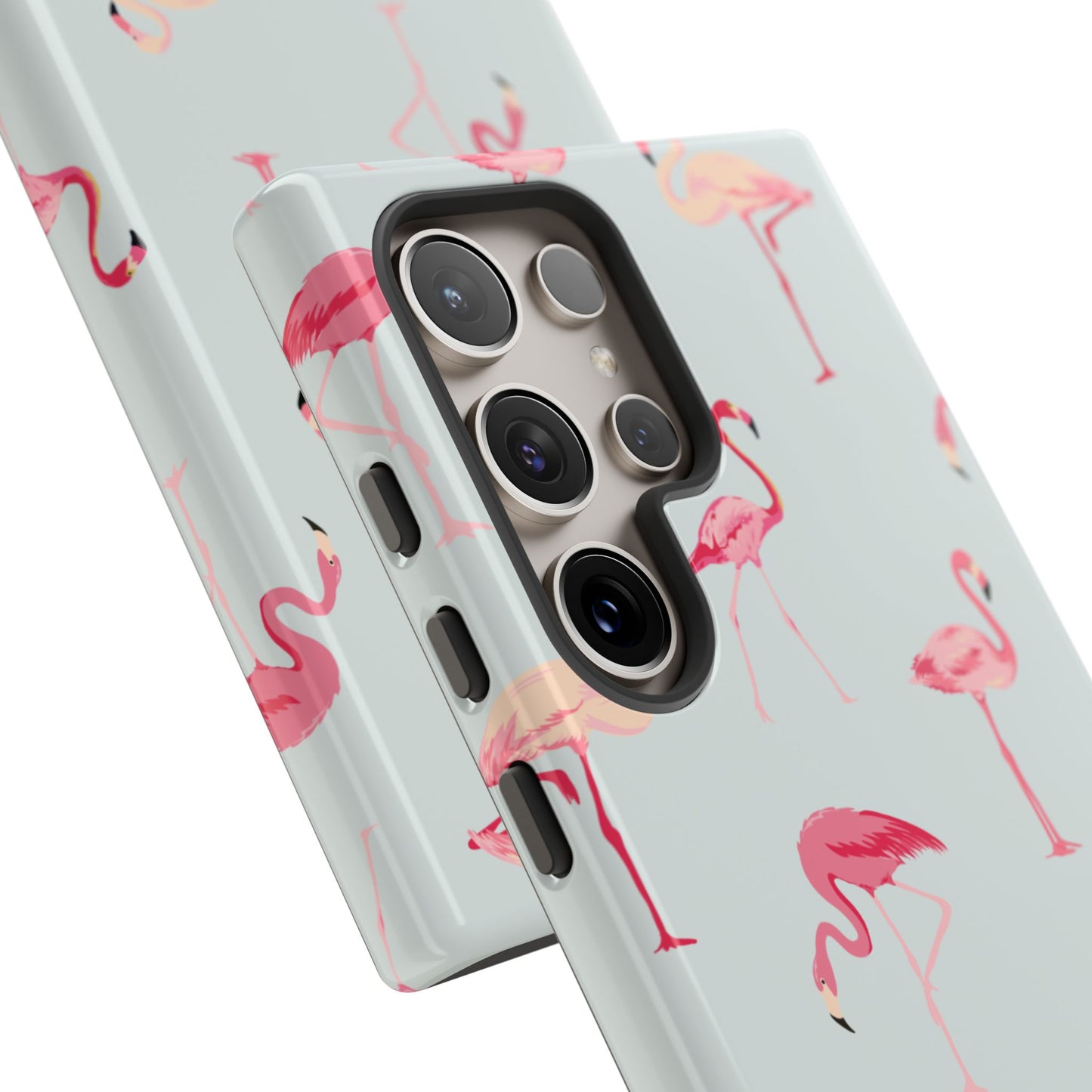 Stylish Flamingo, Summer Vibes Tough Phone Case for Samsung