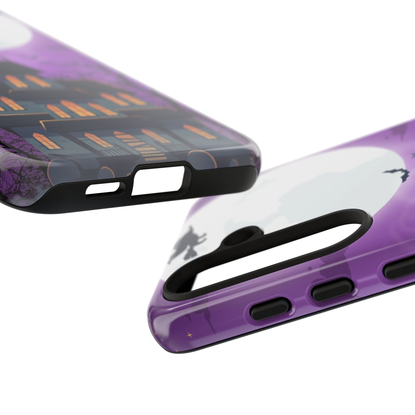 Halloween Haunted, Spooky House, Witchy Vibe Phone Case for Samsung