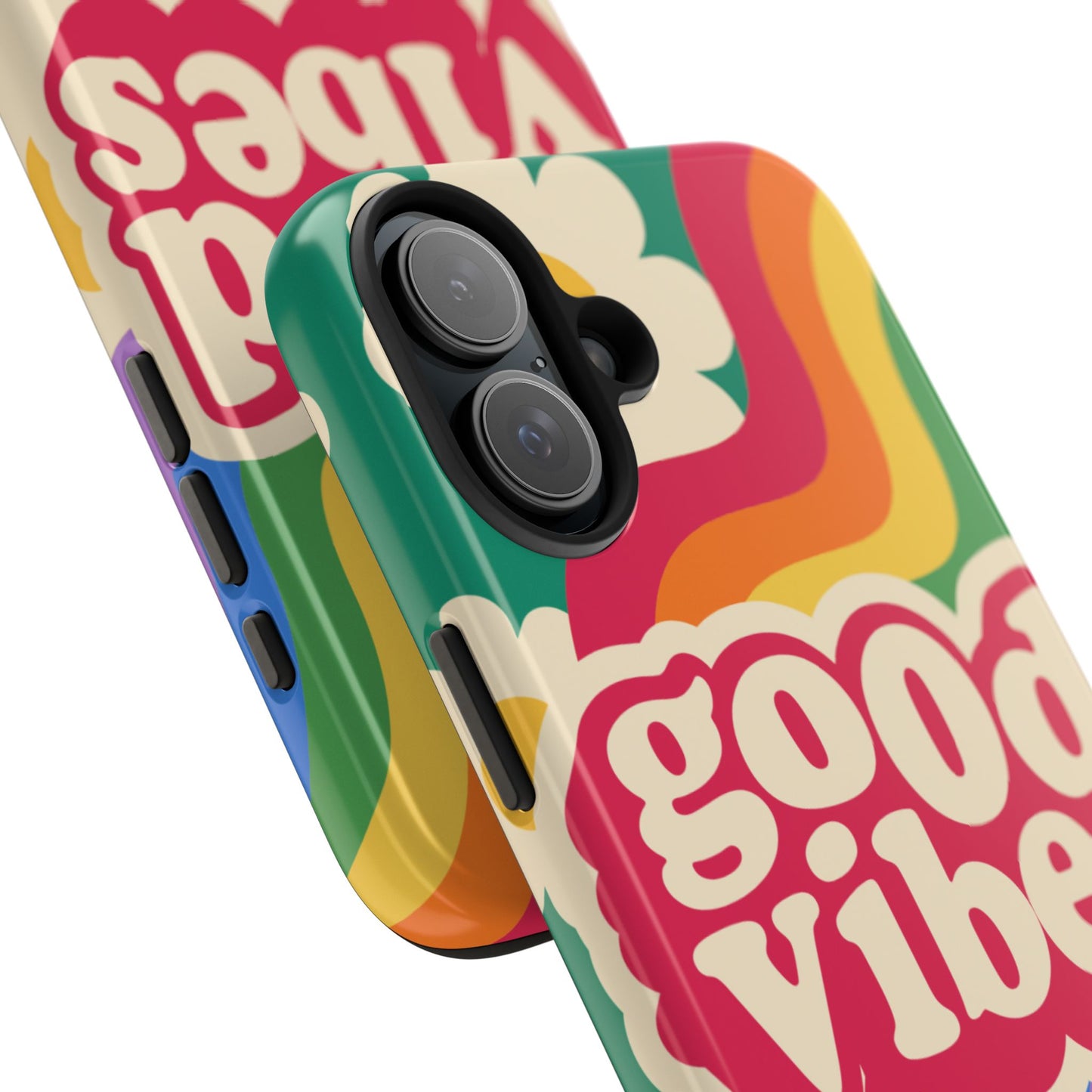 Good Vibes Tough Phone Cases, Colorful, Cheerful Phone Protection, Gifts for Friends