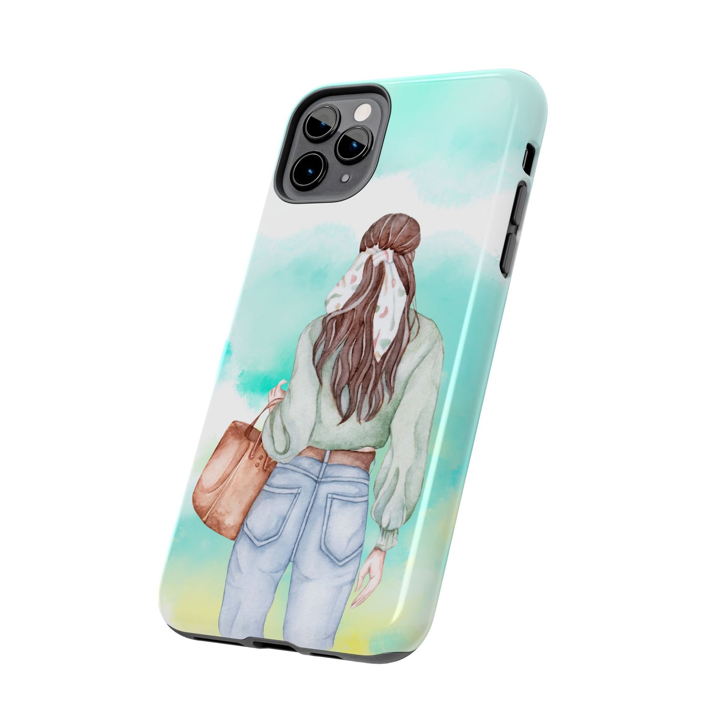 Whimsical Woman Tough Phone Case