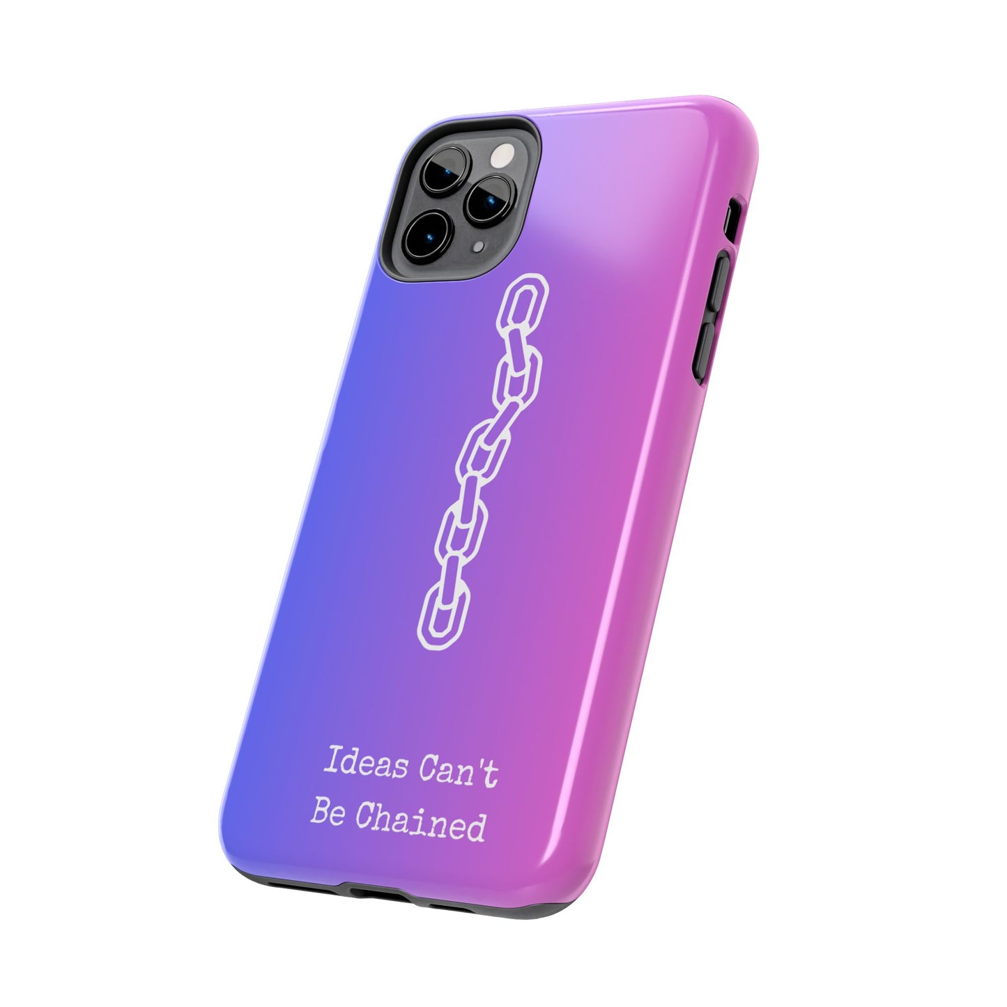 Inspirational, Motivational - Ideas Can't Be Chained Phone Cases