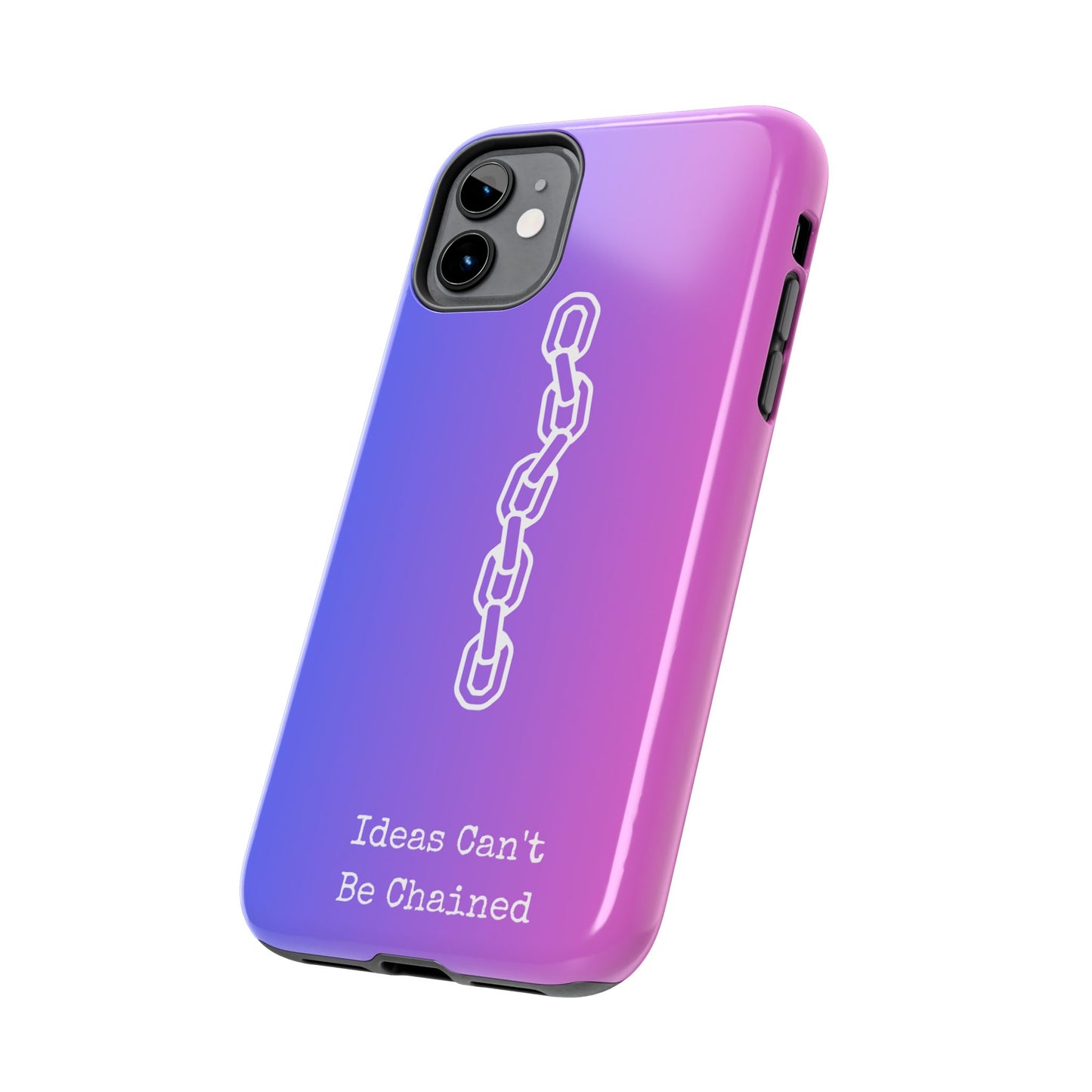 Inspirational, Motivational - Ideas Can't Be Chained Phone Cases