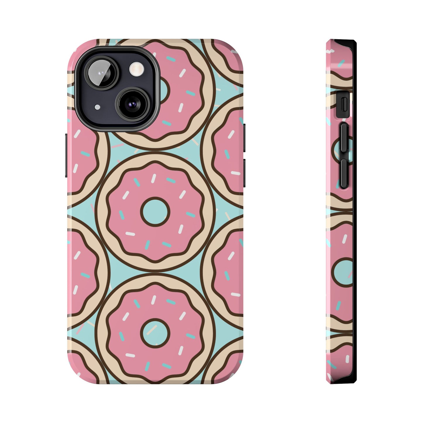 Cute Donut Pattern Tough Phone Case