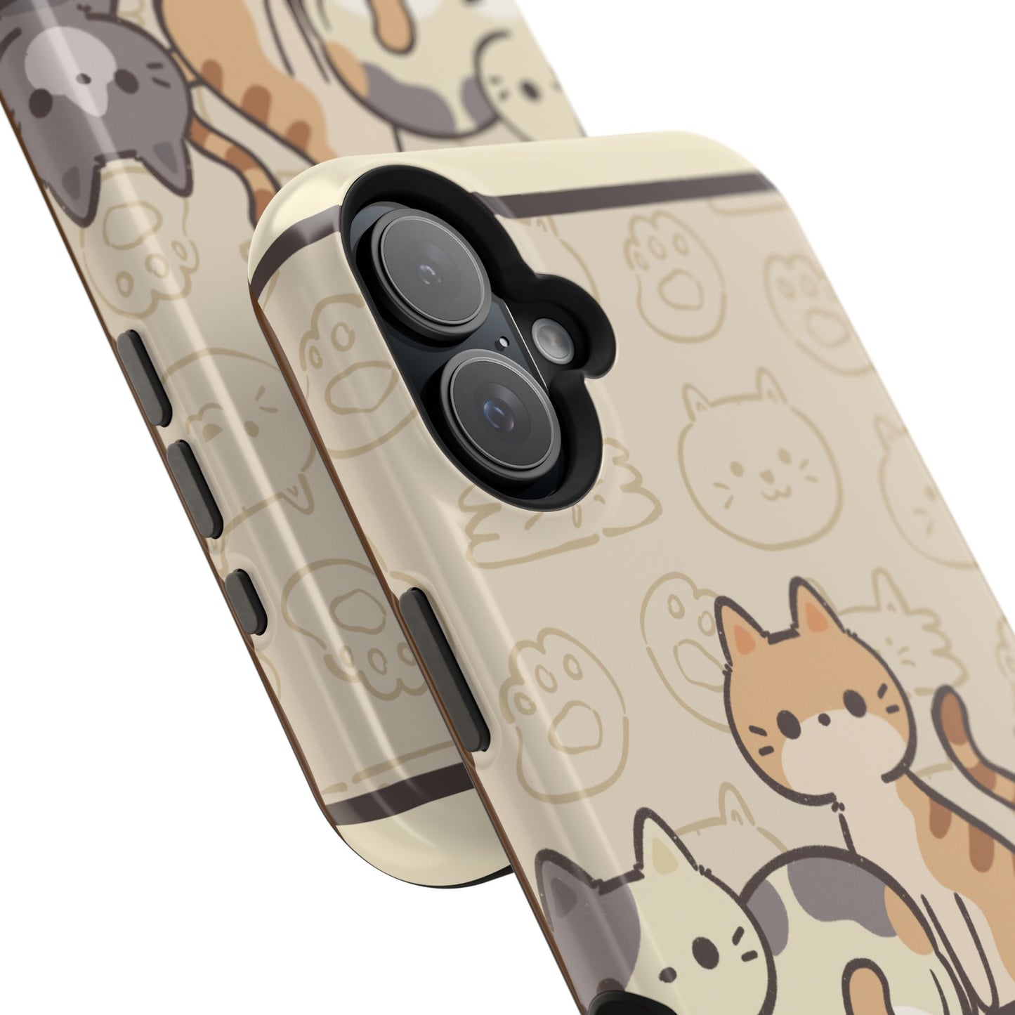Cute Cat Tough MAGNETIC Phone Case - Don’t Touch My Phone!
