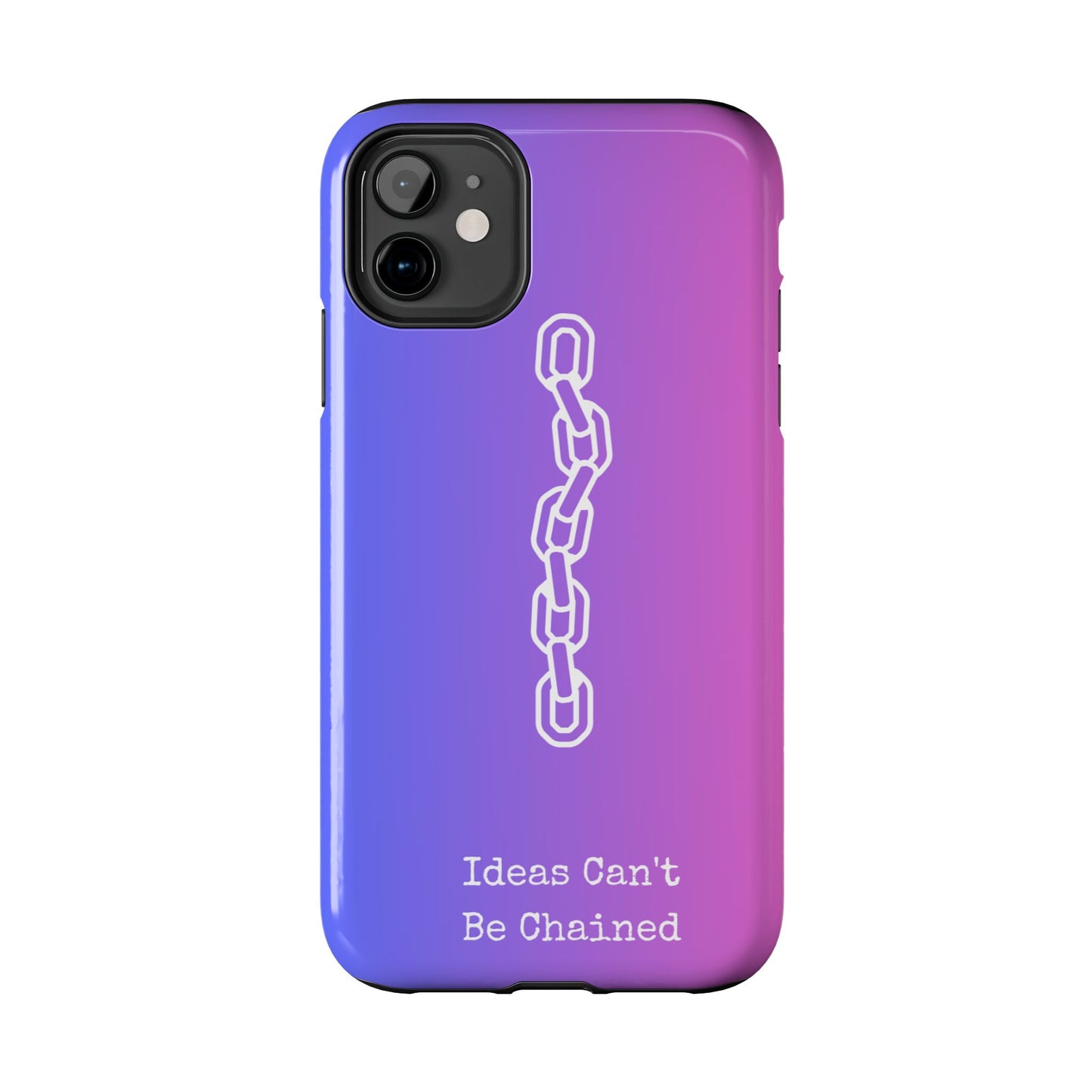 Inspirational, Motivational - Ideas Can't Be Chained Phone Cases