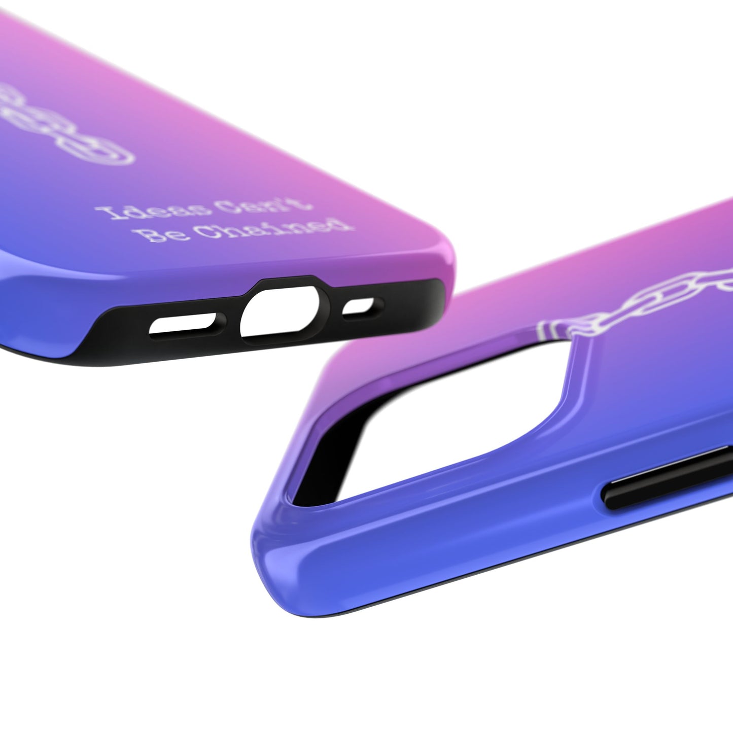 Inspirational, Motivational - Ideas Can't Be Chained Phone Cases