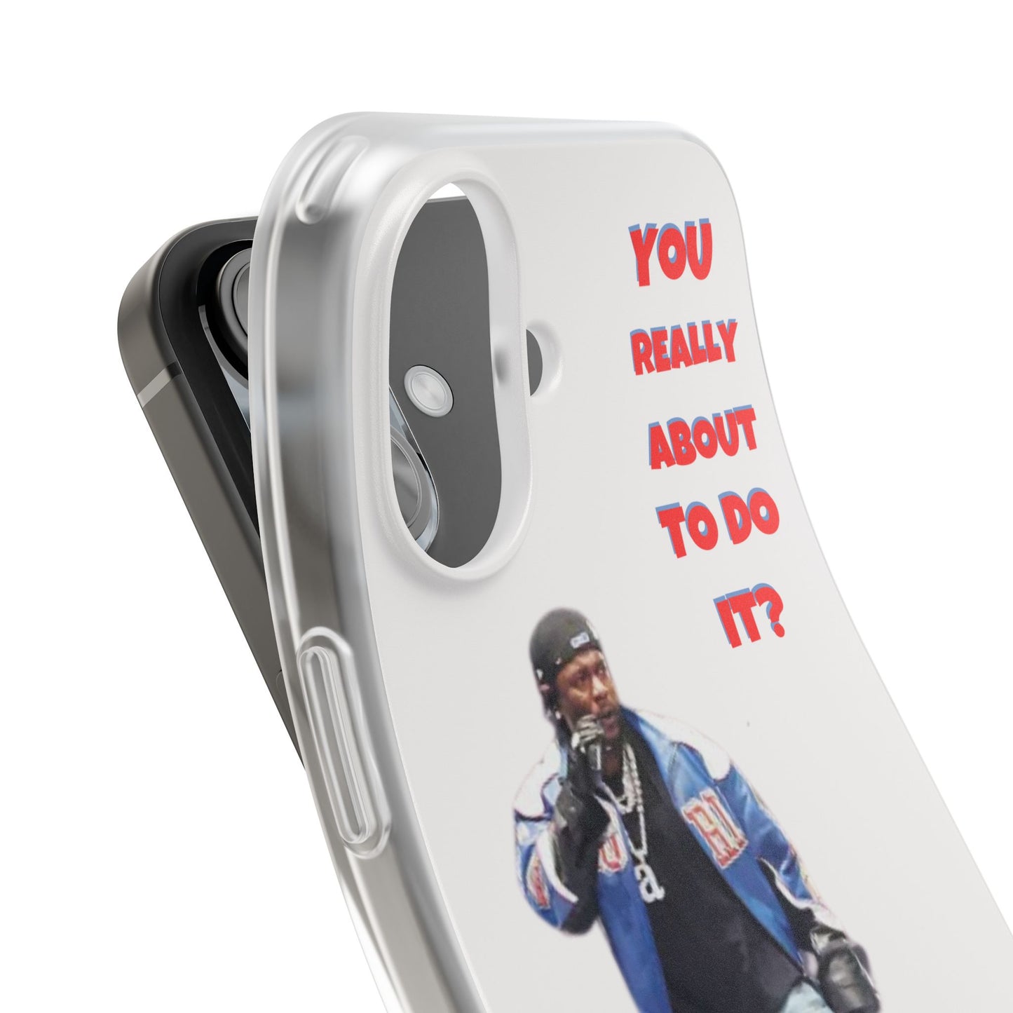 kendrick Lamar Cool Quote Flexi Phone Case - "You Really About To Do It?"